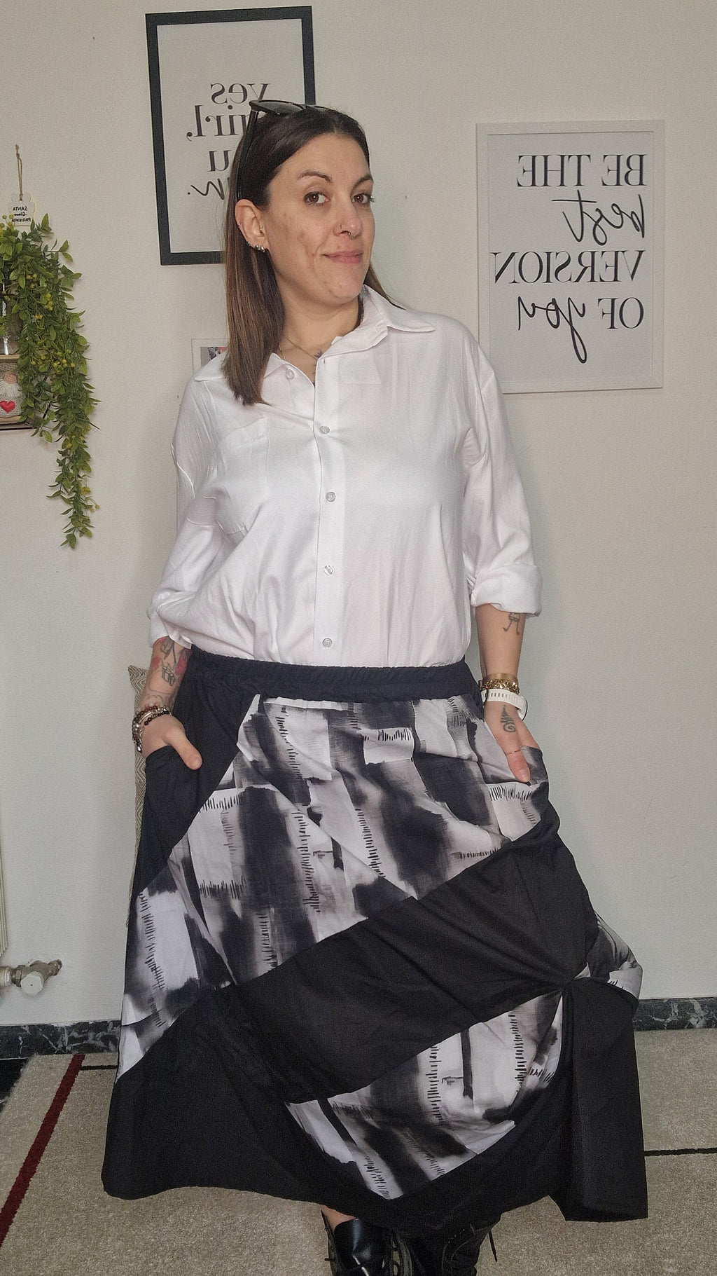 Gonna Maxi NUVOLA NERA (linea HOM158)