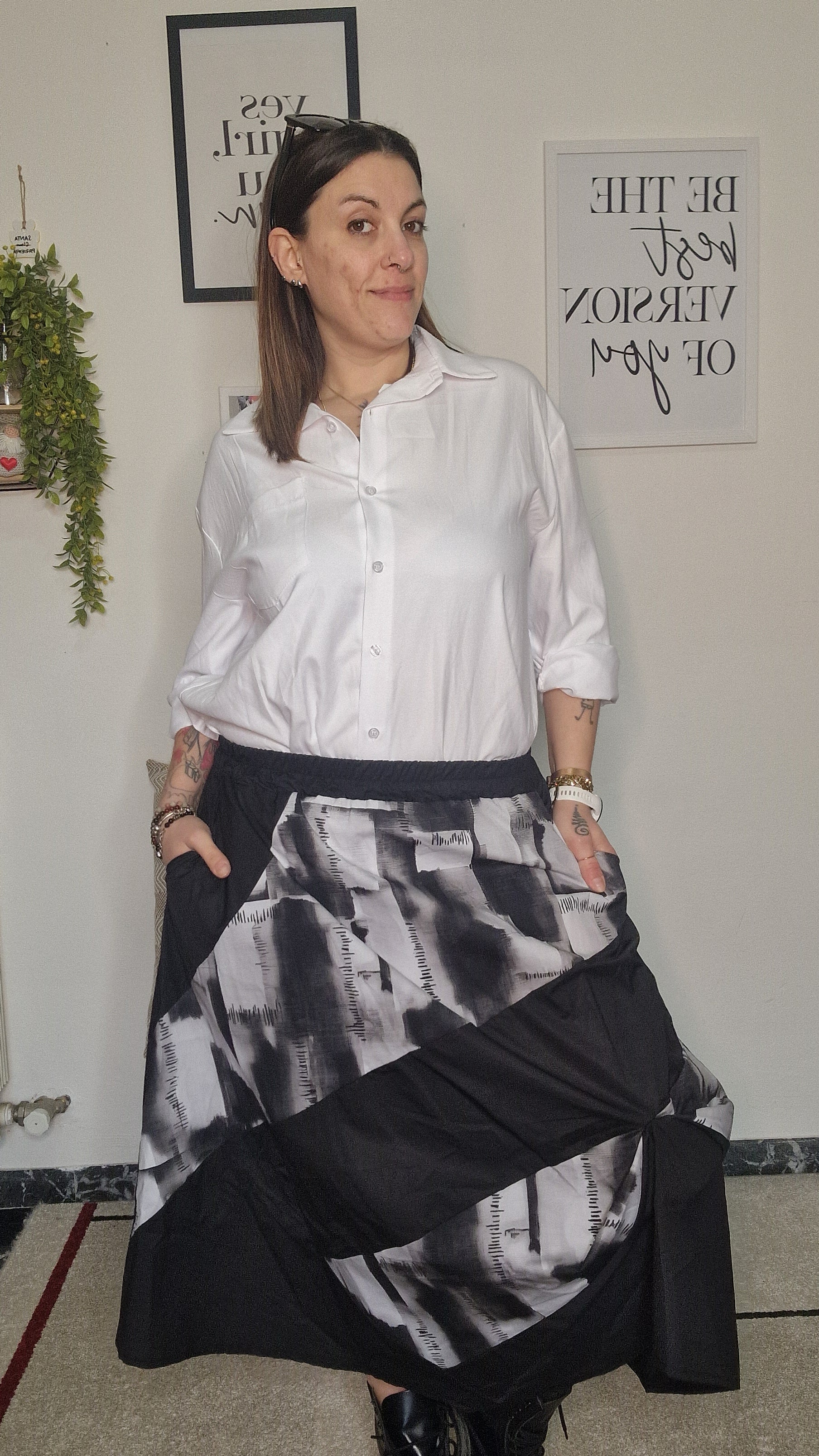 Gonna Maxi NUVOLA NERA (linea HOM158)