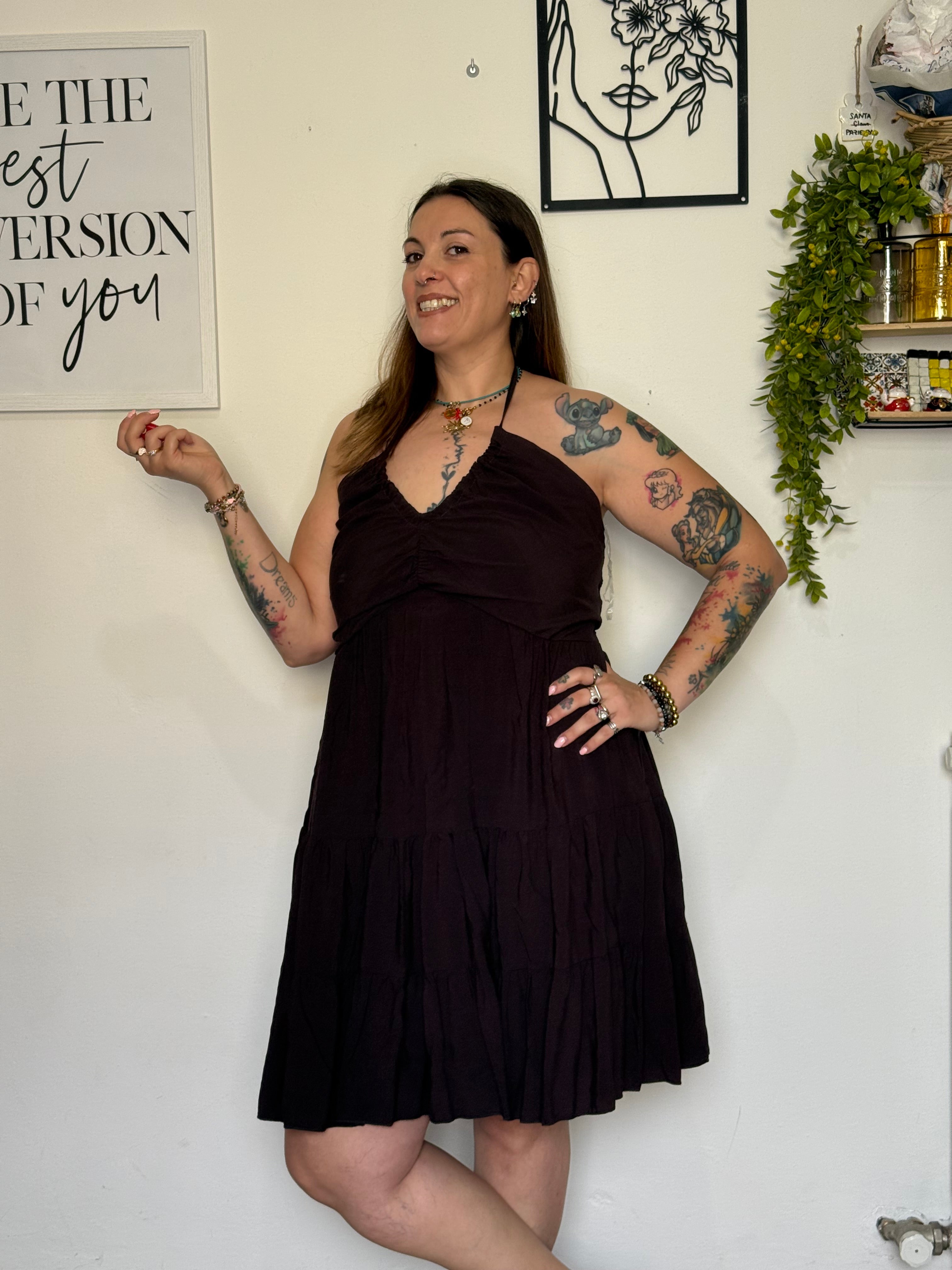 Abito Curvy Arricciato