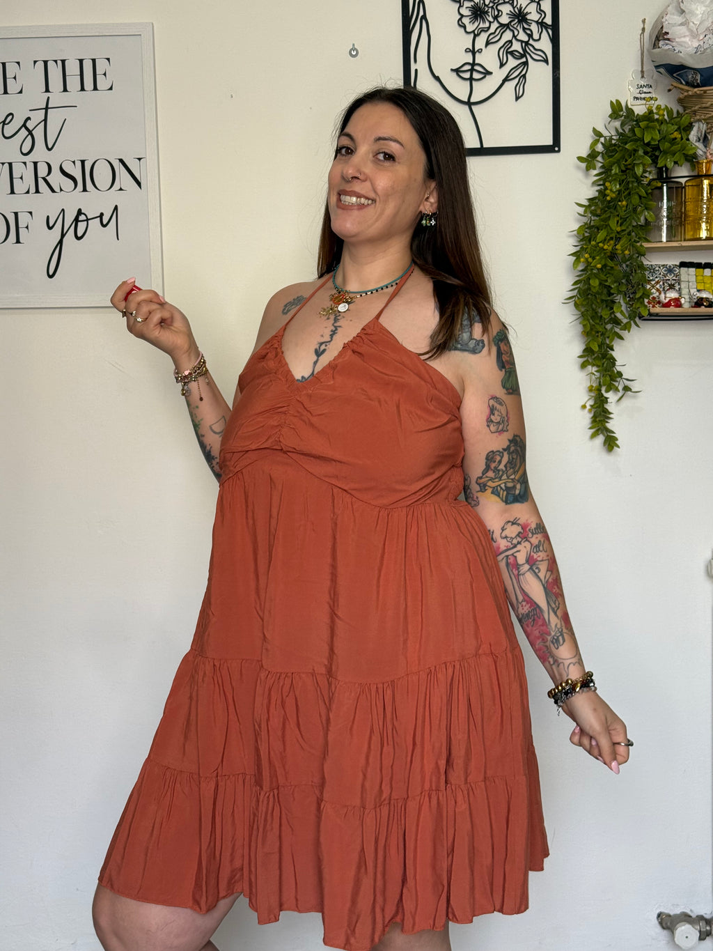 Abito Curvy Arricciato