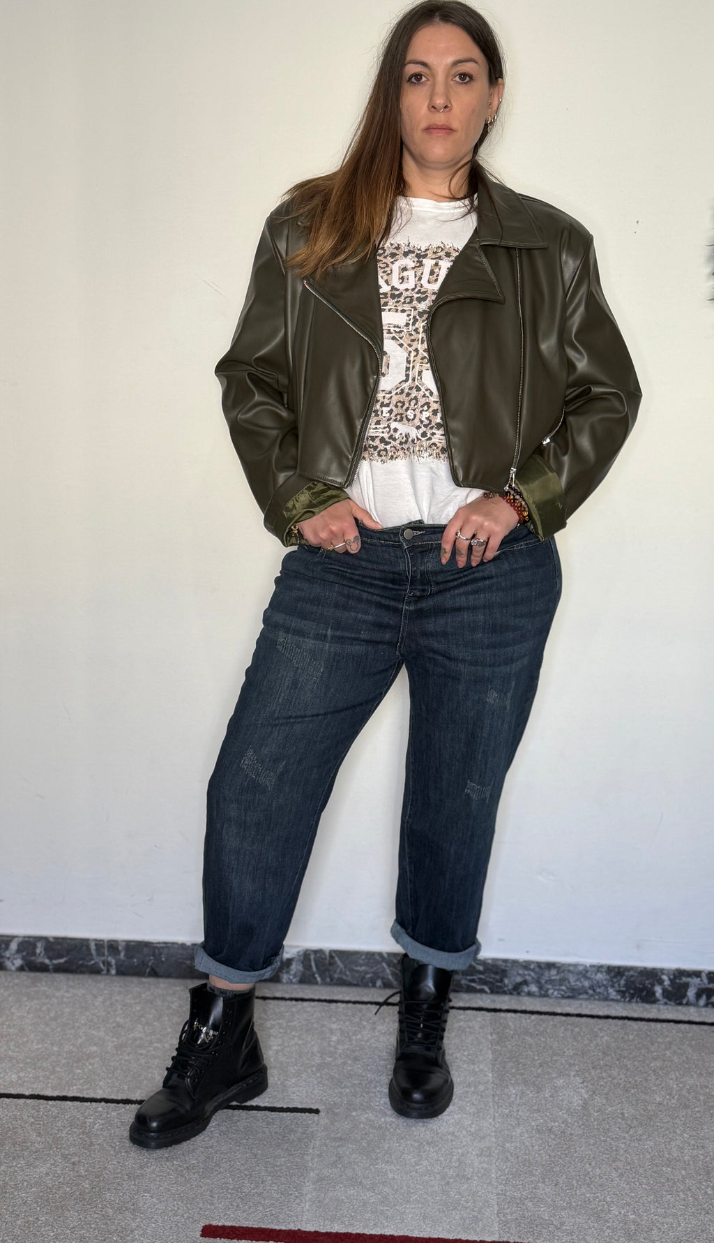 👖 JEANS CARROT FIT CON EFFETTO USURATO (83)