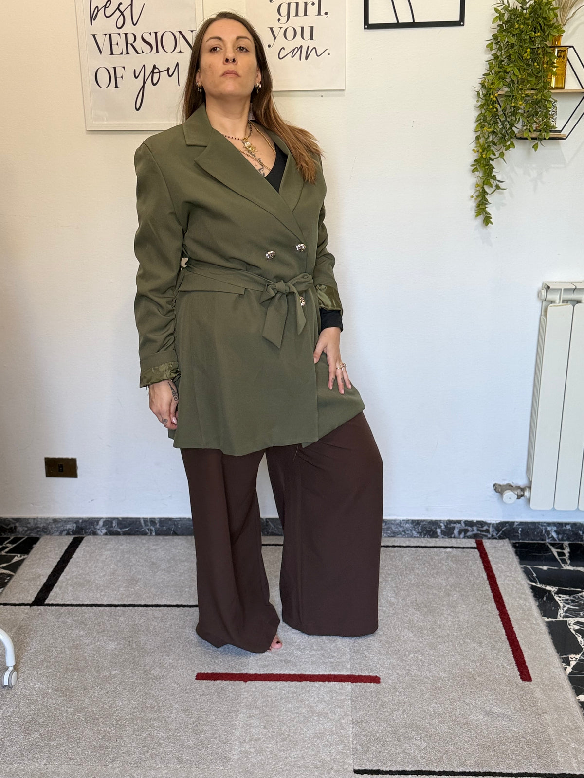 Giacca Abito Curvy con Fusciacca