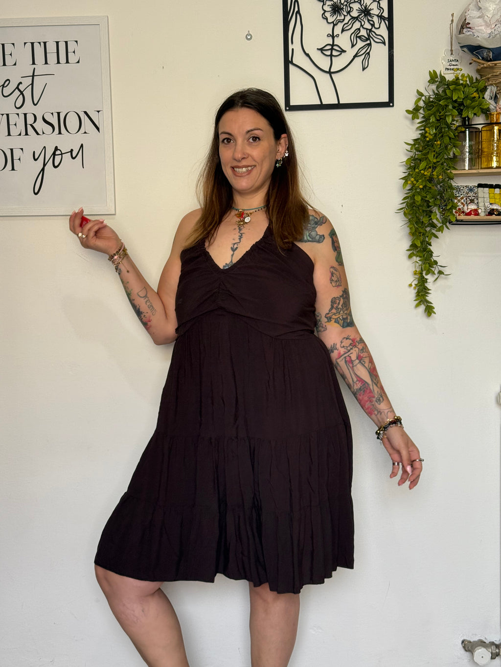 Abito Curvy Arricciato