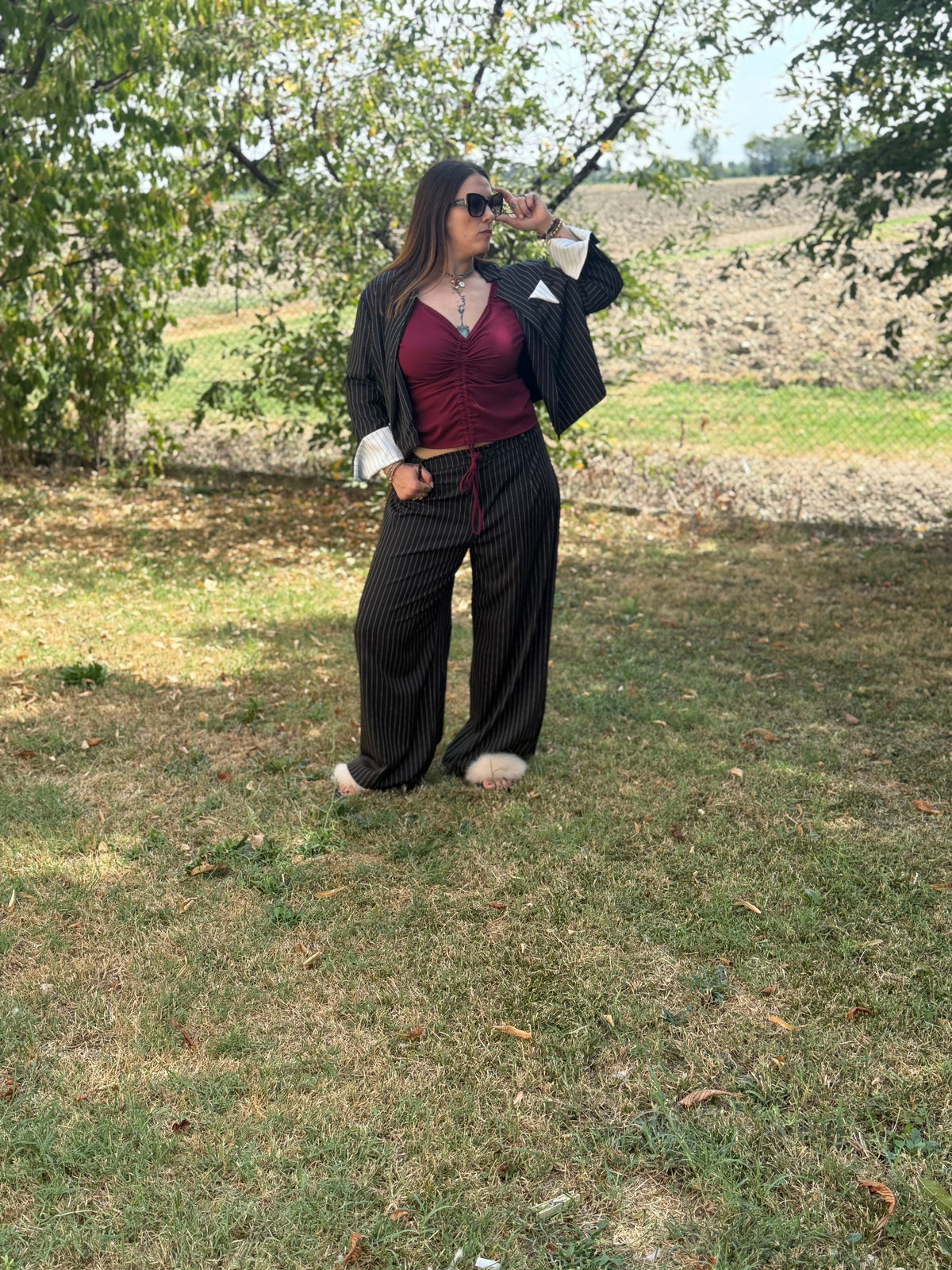 Completo Gessato Curvy