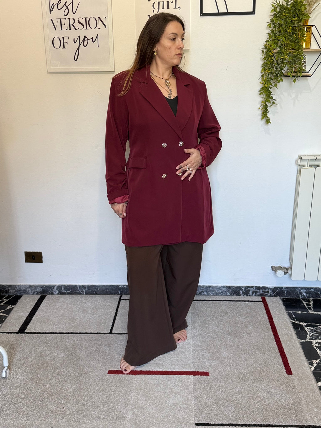 Giacca Abito Curvy con Fusciacca