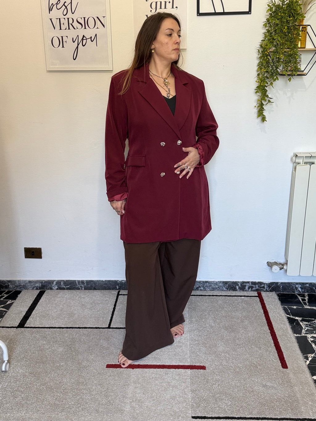 Giacca Abito Curvy con Fusciacca