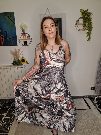ABITO FLOREALE LUNGO