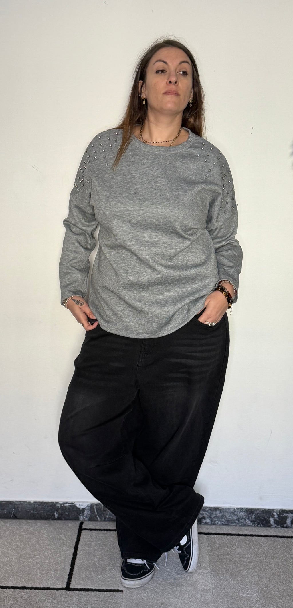 Denim Balloon "Urban Vibe" Lavaggio Nero Antracite