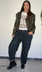 JEANS DENIM DRITTO LAVAGGIO IN TÈ (79)