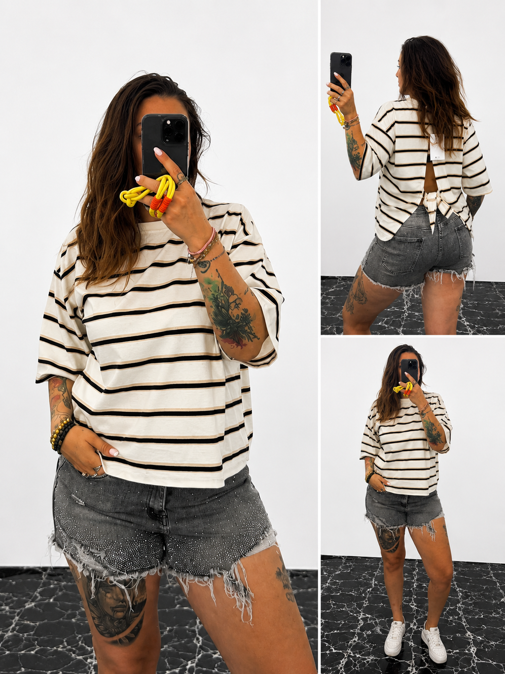 T-shirt Righe (slim)