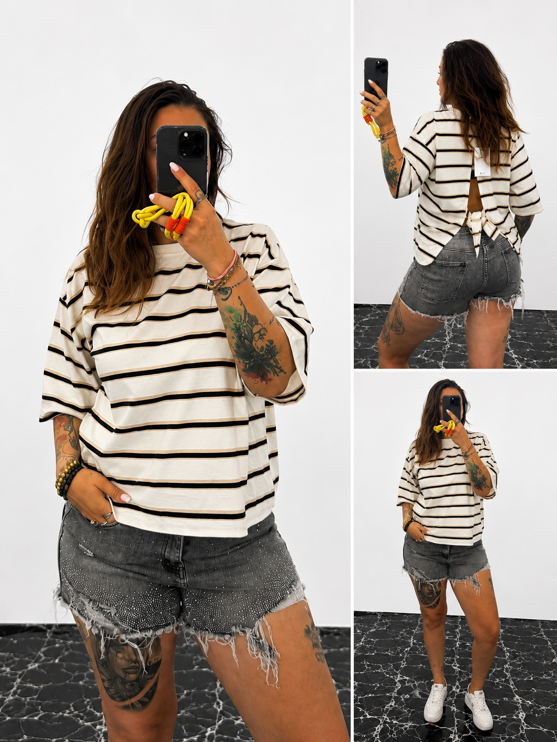 T-shirt Righe (slim)