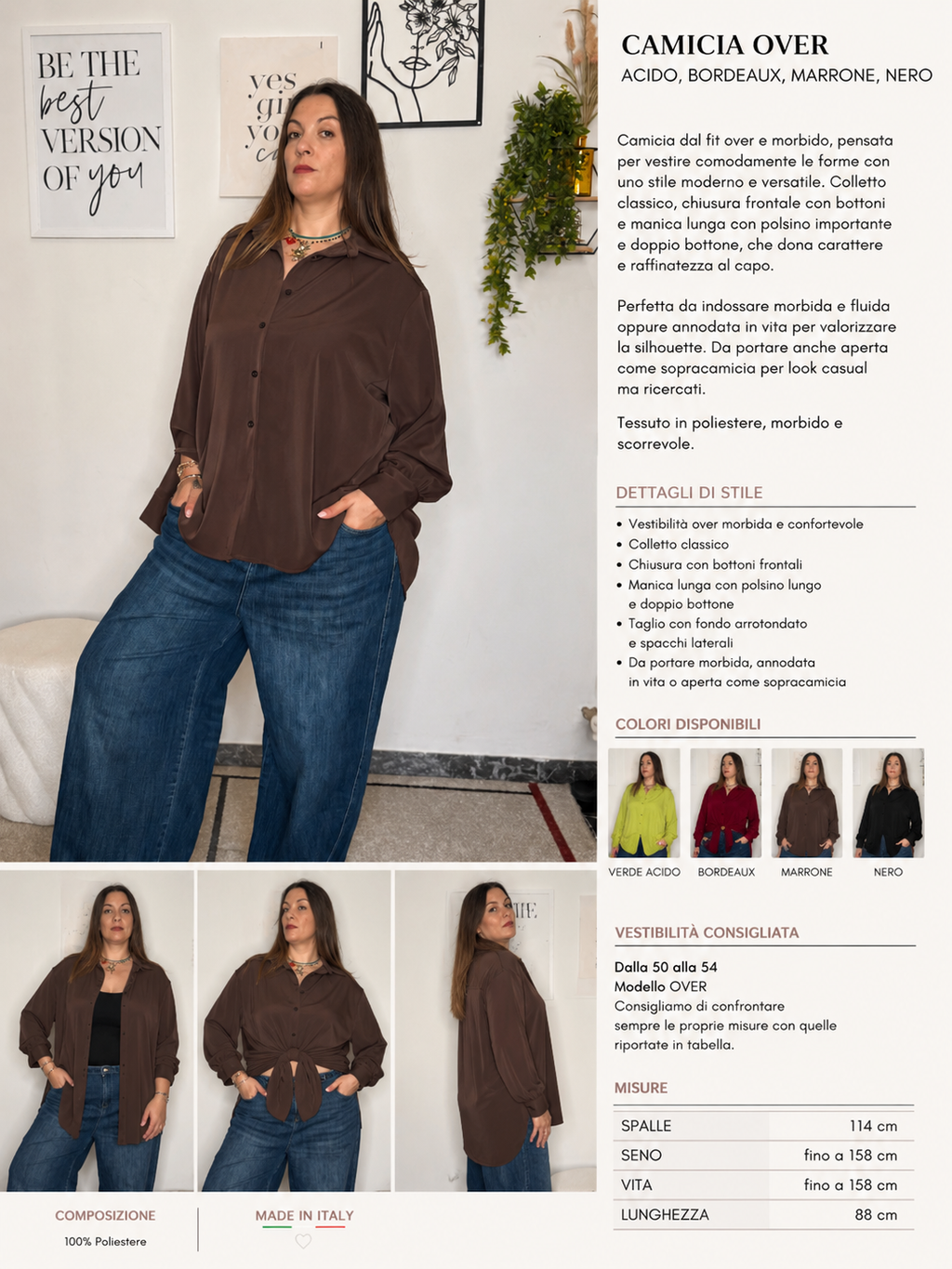 CAMICIA OVER