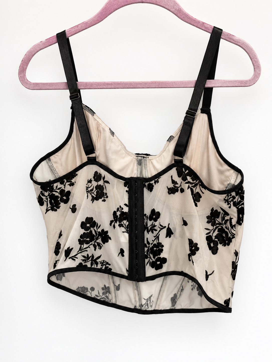 Corsetto curvy floreale