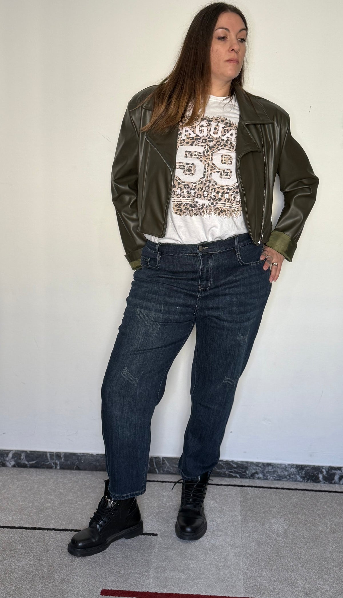 👖 JEANS CARROT FIT CON EFFETTO USURATO (83)