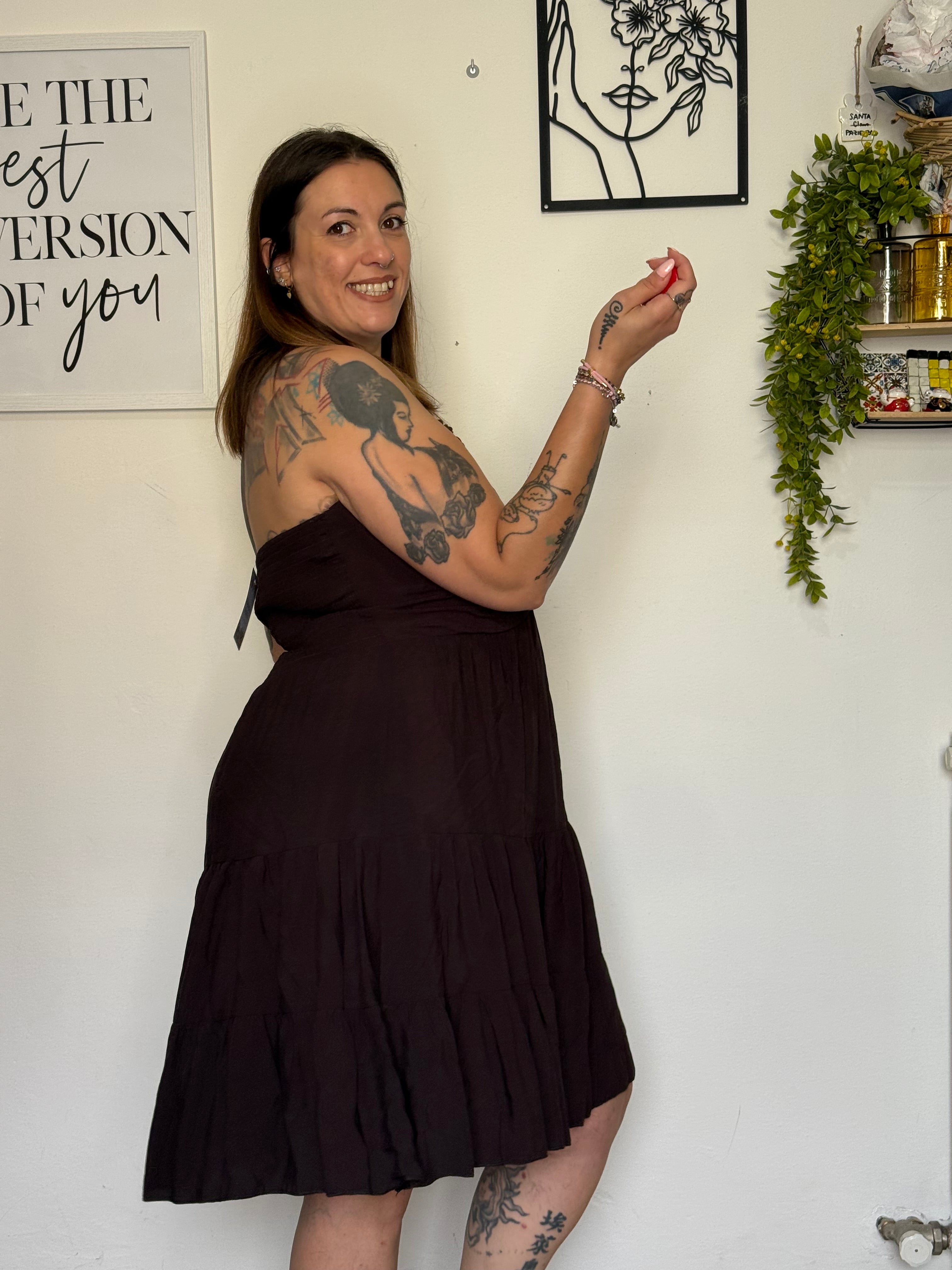 Abito Curvy Arricciato