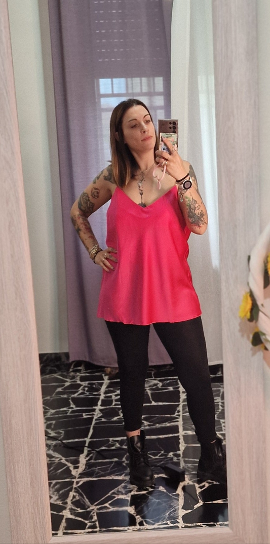 Canottiera Elly fucsia