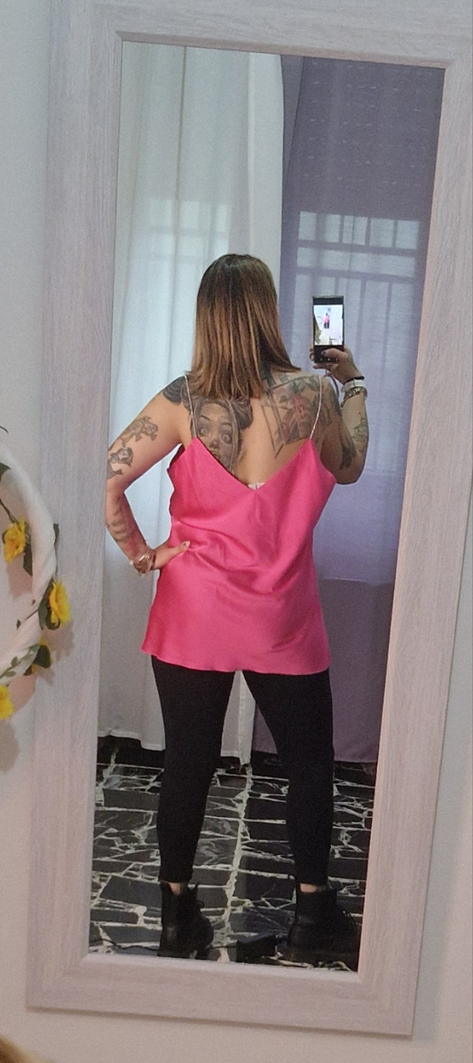 Canottiera Elly fucsia