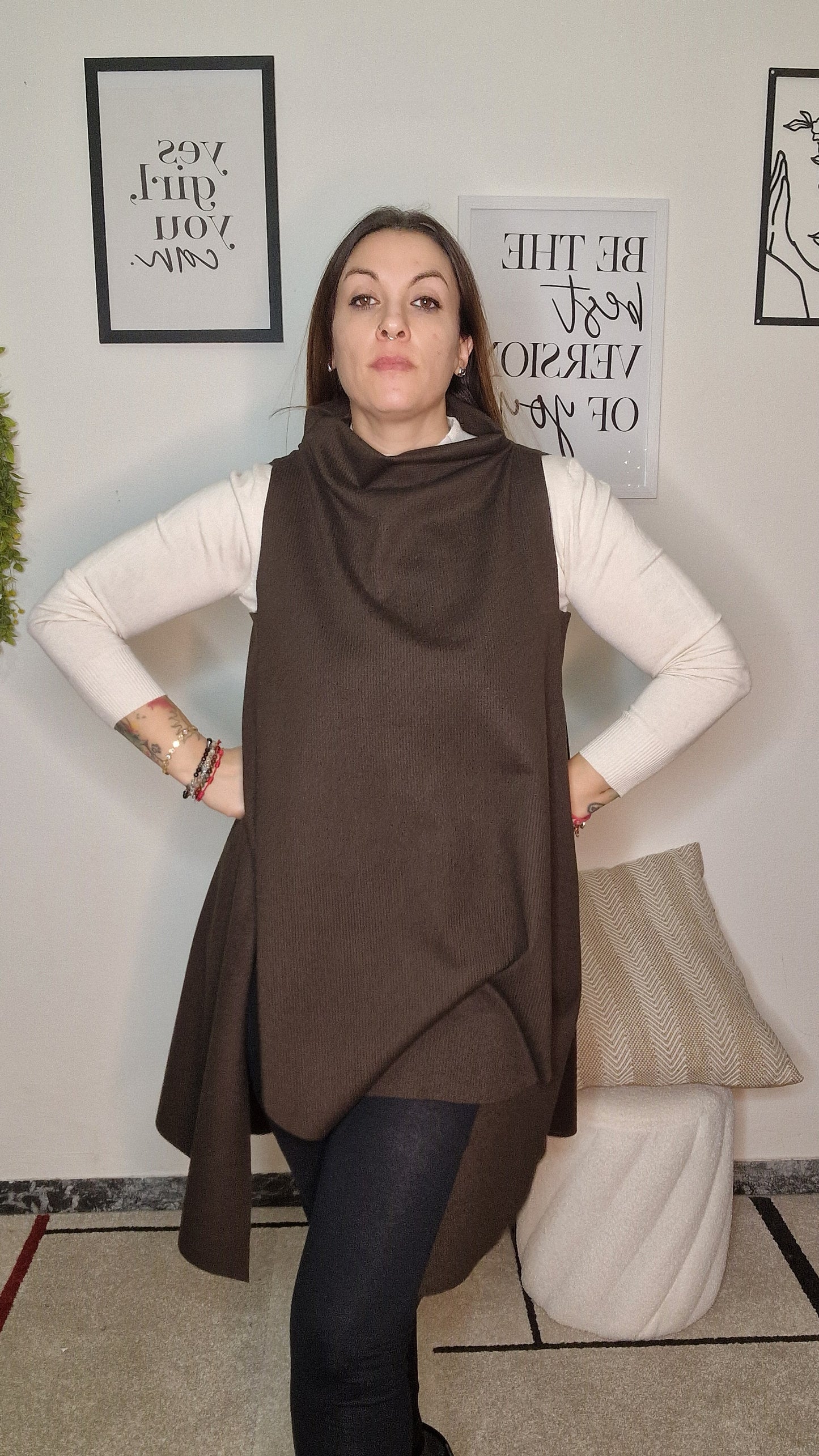 Maxi Maglia Zelda – Bold Chocolate Drape