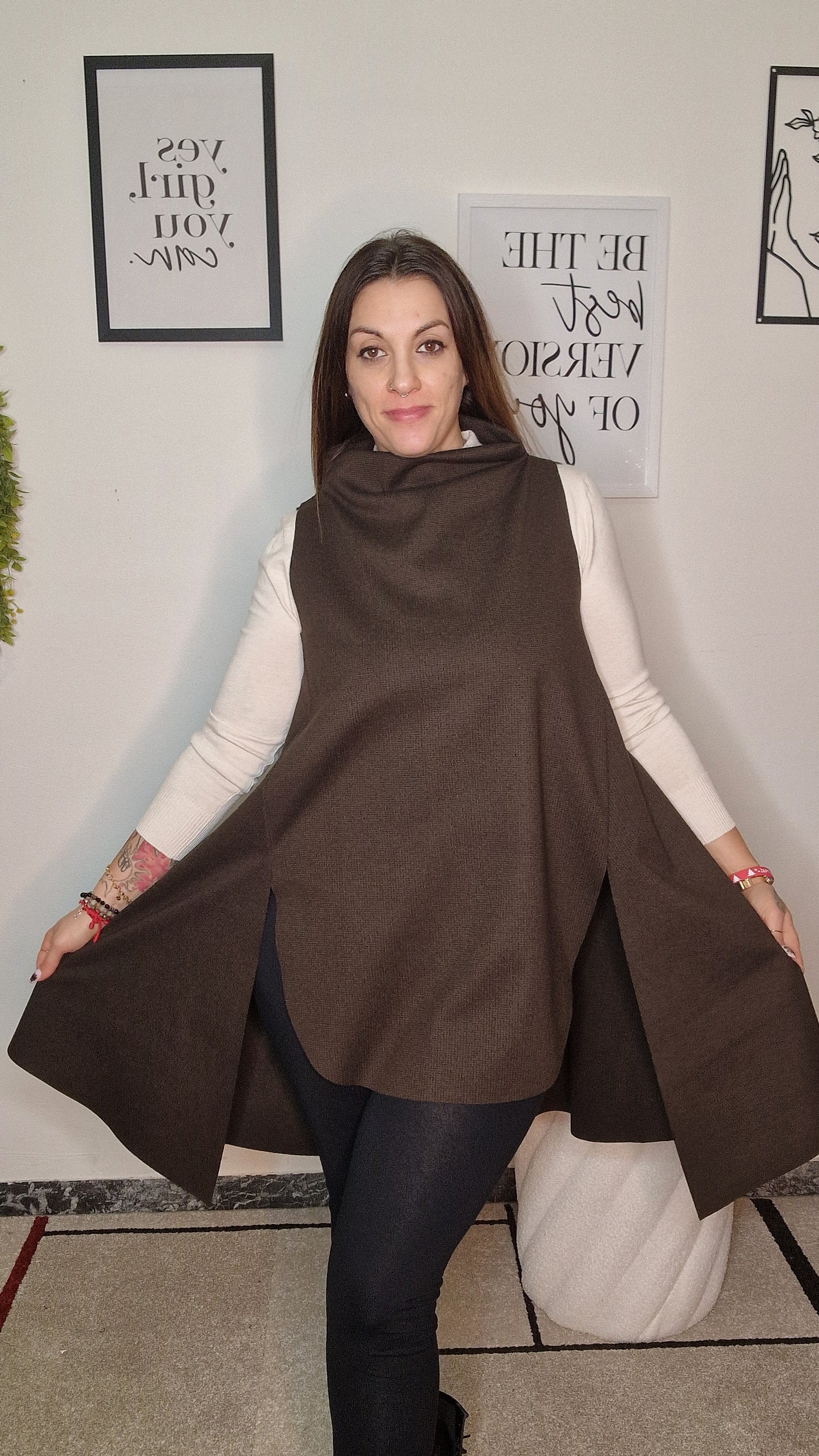 Maxi Maglia Zelda – Bold Chocolate Drape