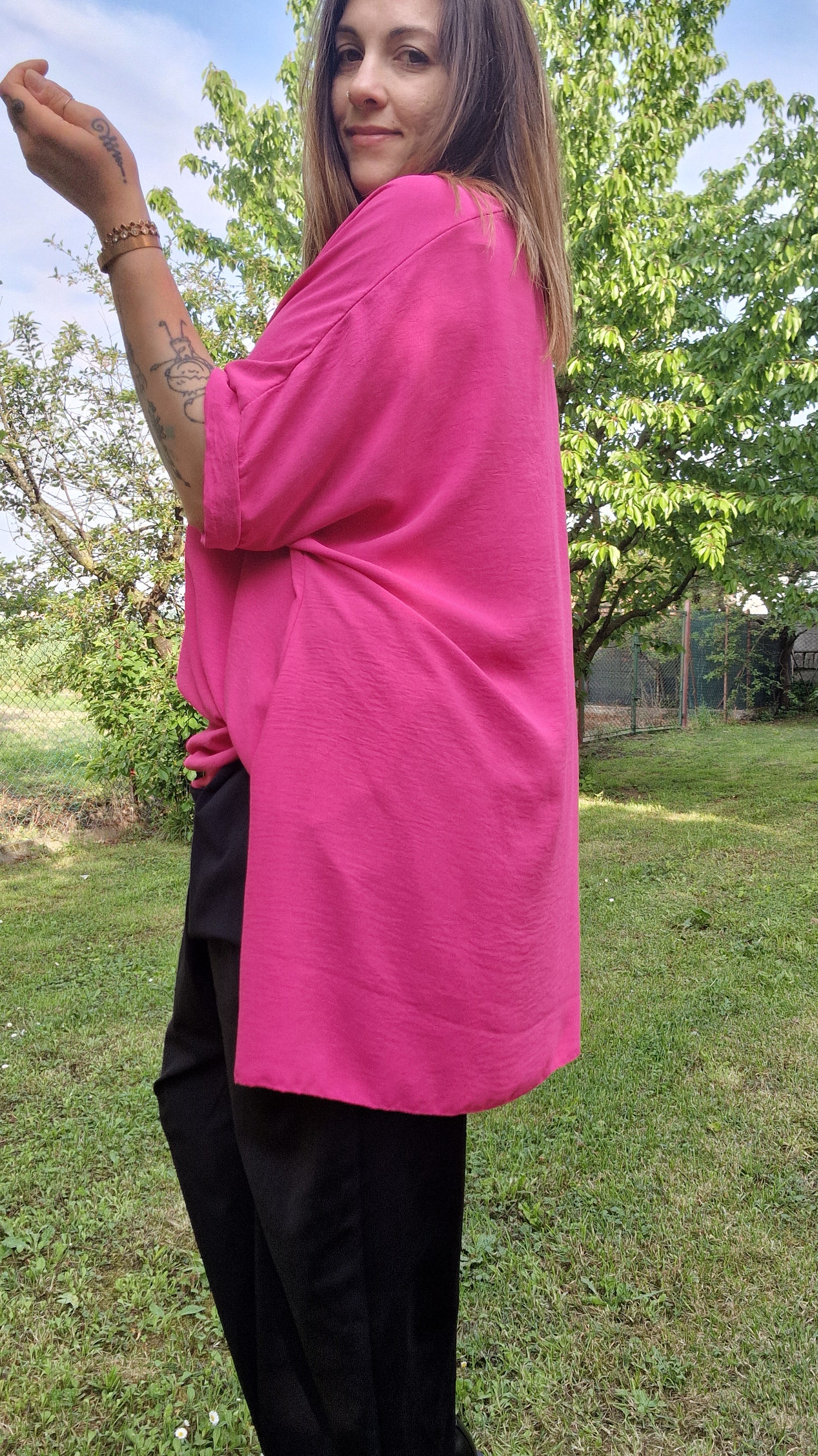 Maxi T-Shirt con Collana Easy Style