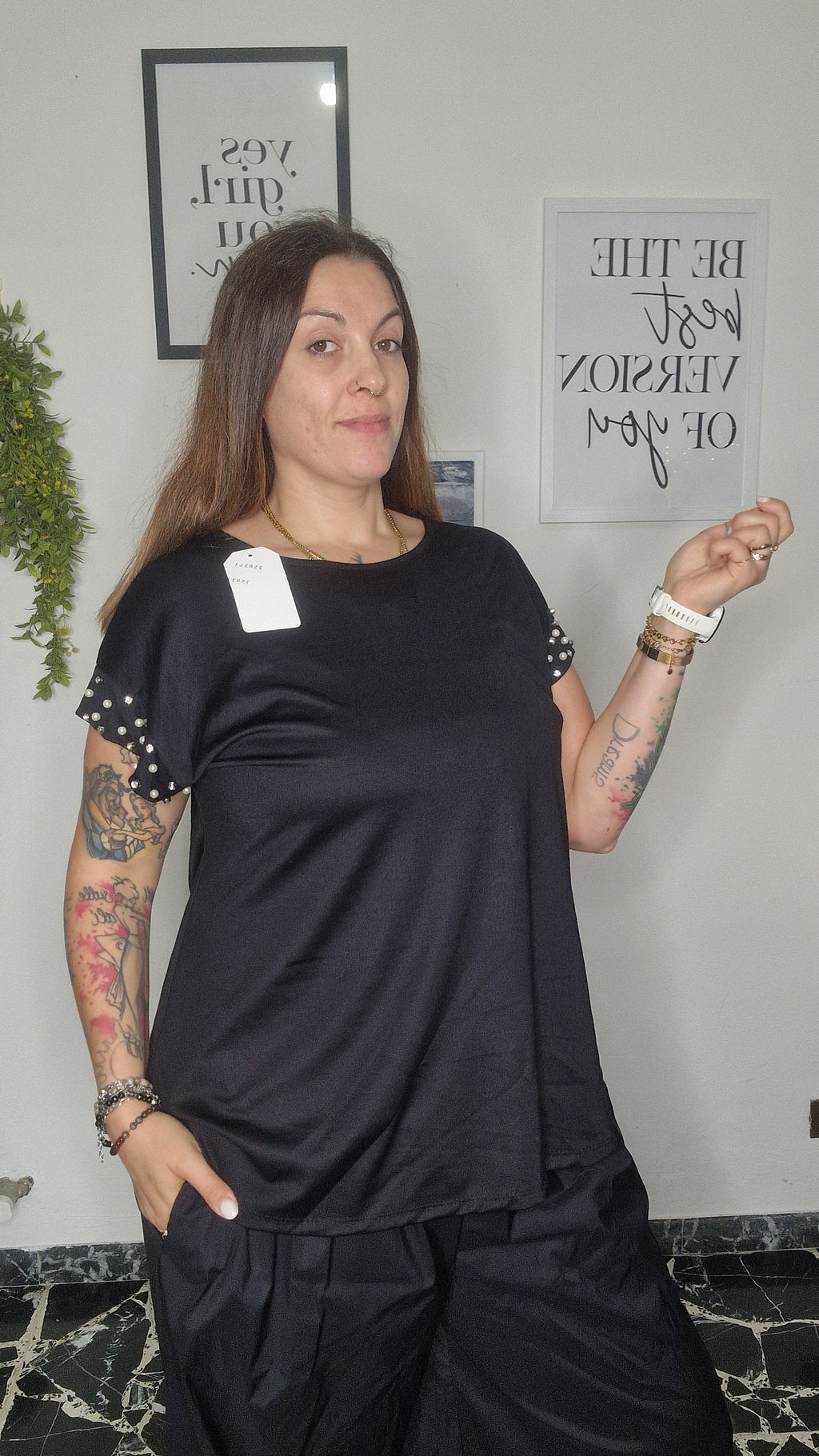 T-shirt Curvy Strass  curvy