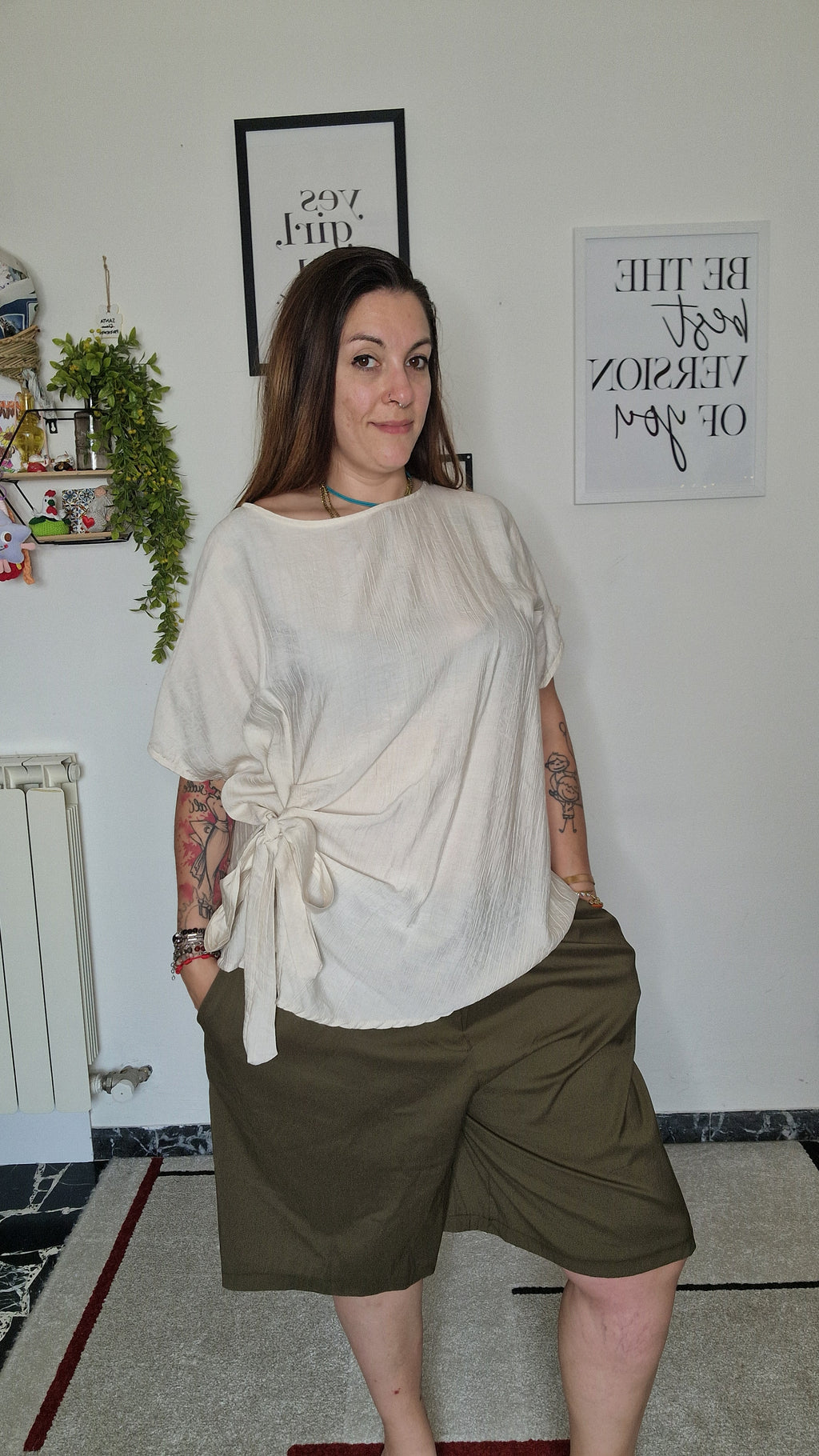 Blusa nodo curvy