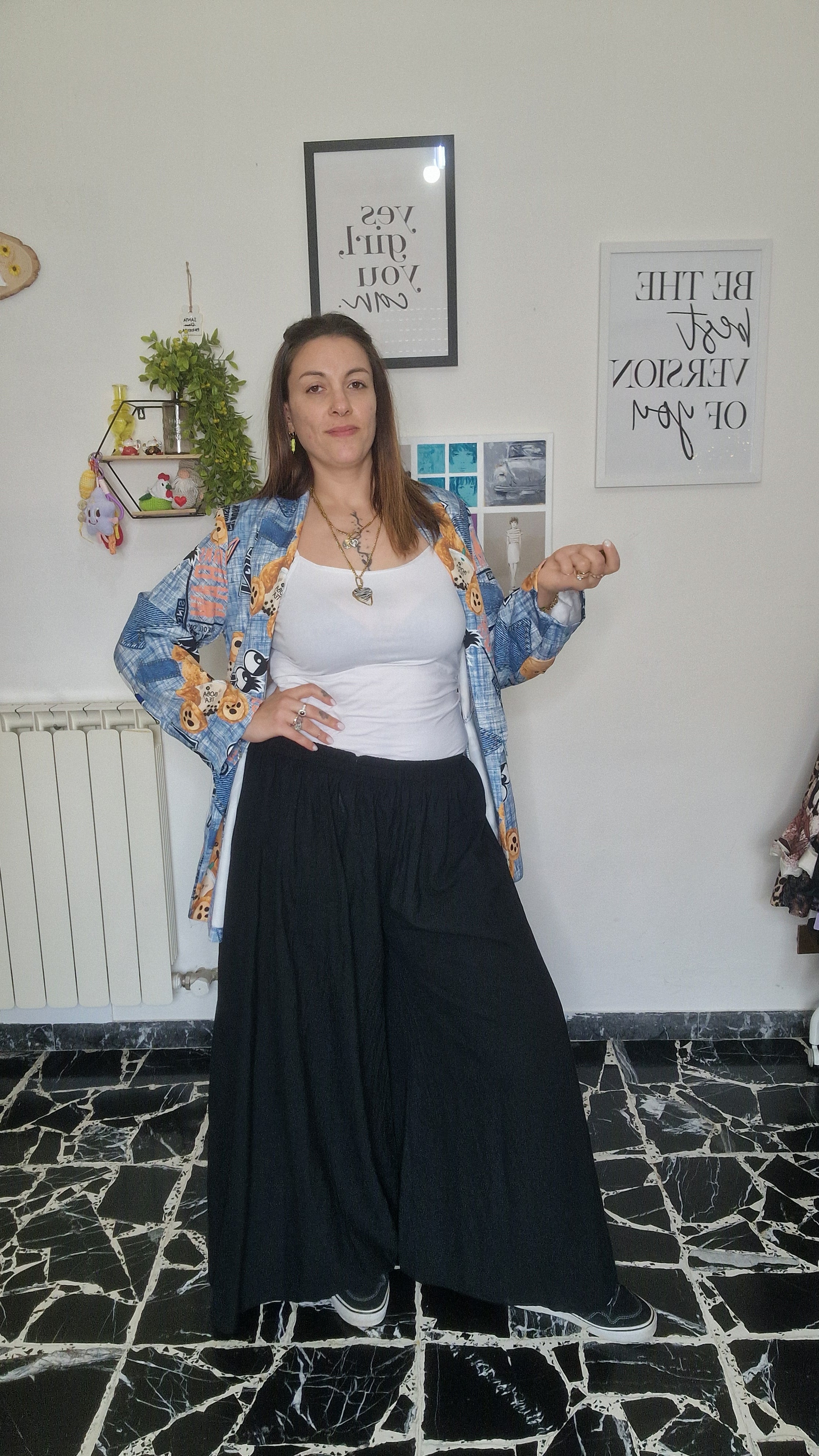 Pantalone Palazzo Estivo Curvy