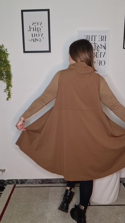 Maxi Maglia Glicine – Asymmetric Drape