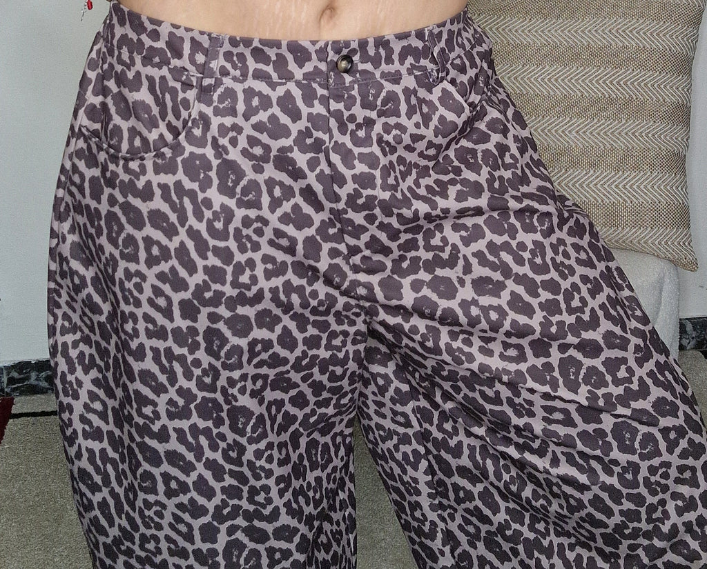 PANTALONE BALLOON LEOPARDATO Curvy