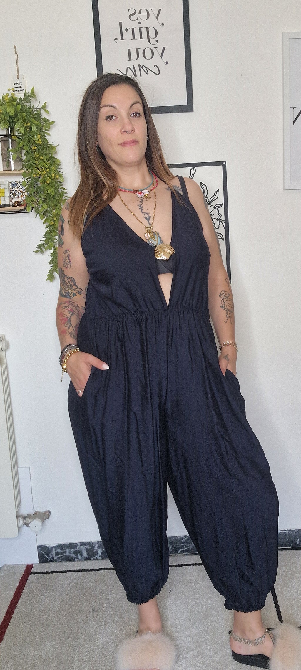 Tuta Bali Blu – con ciondolo decorativo