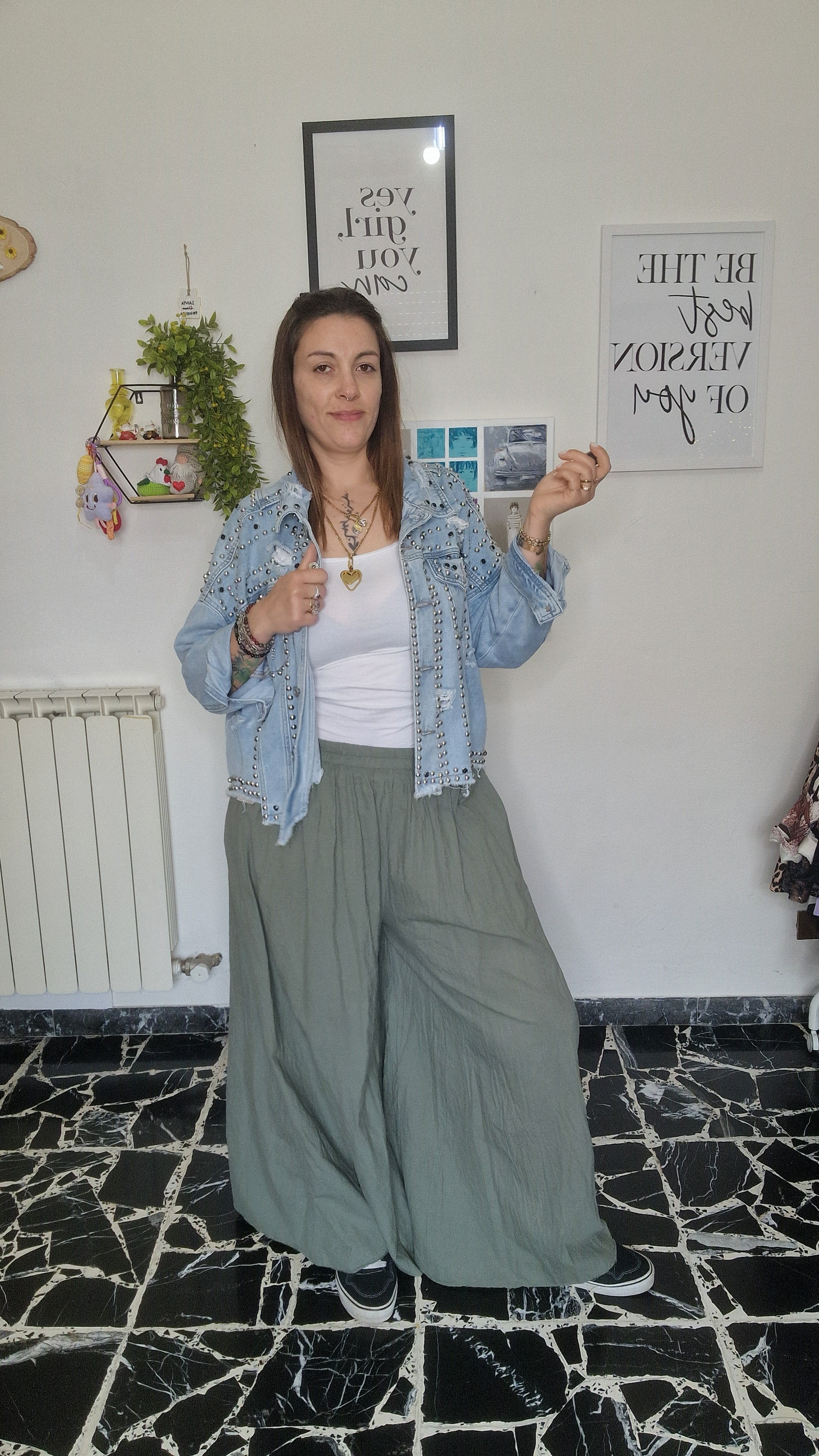 Pantalone Palazzo Estivo Curvy