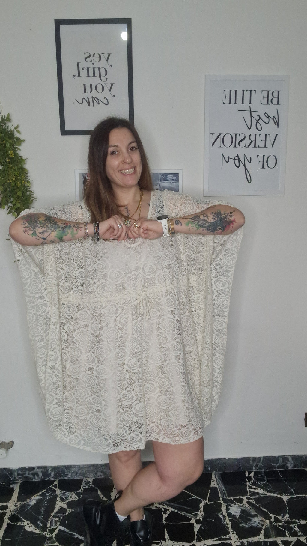 Casacca Curvy Pizzo Romance