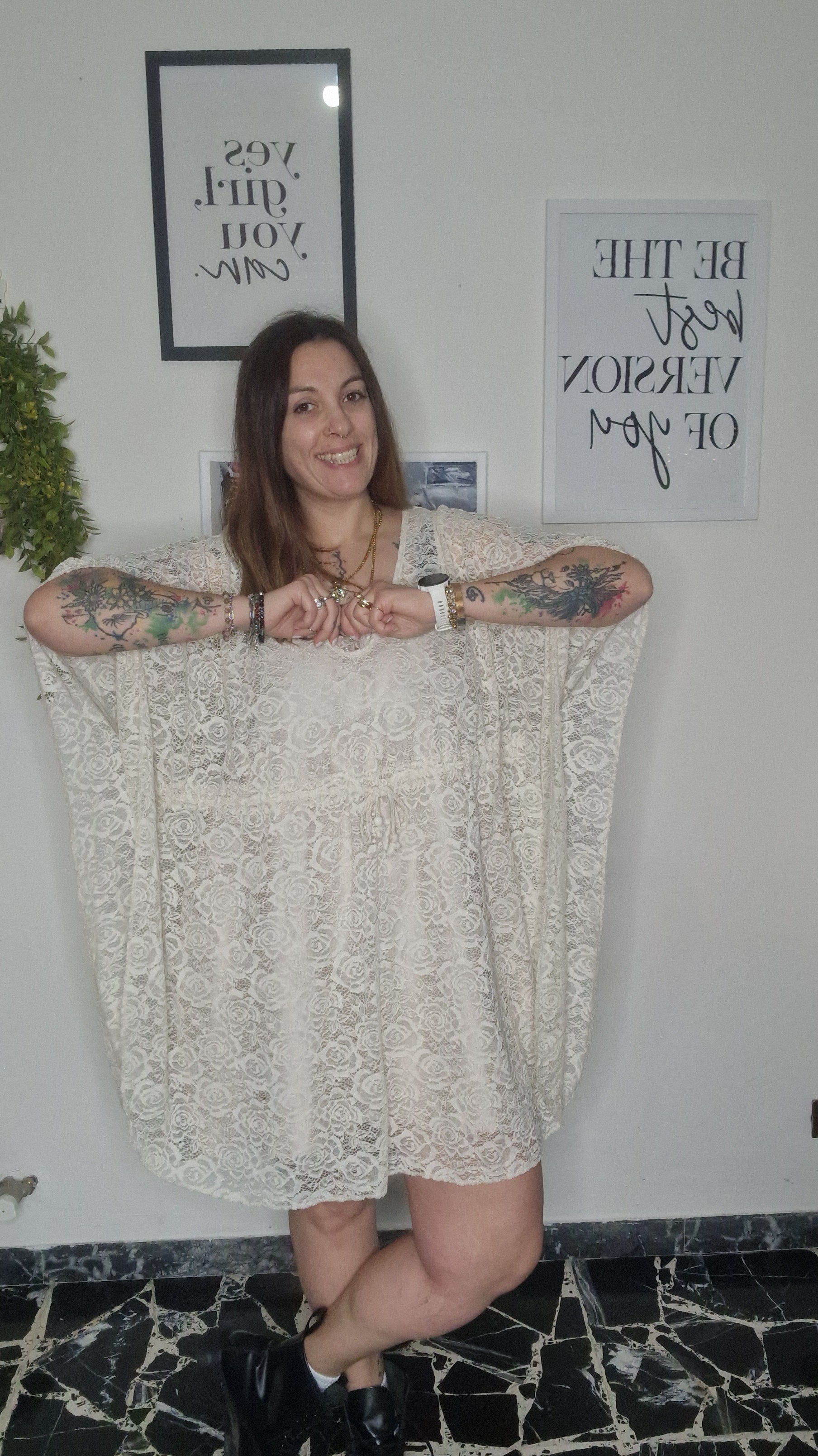 Casacca Curvy Pizzo Romance