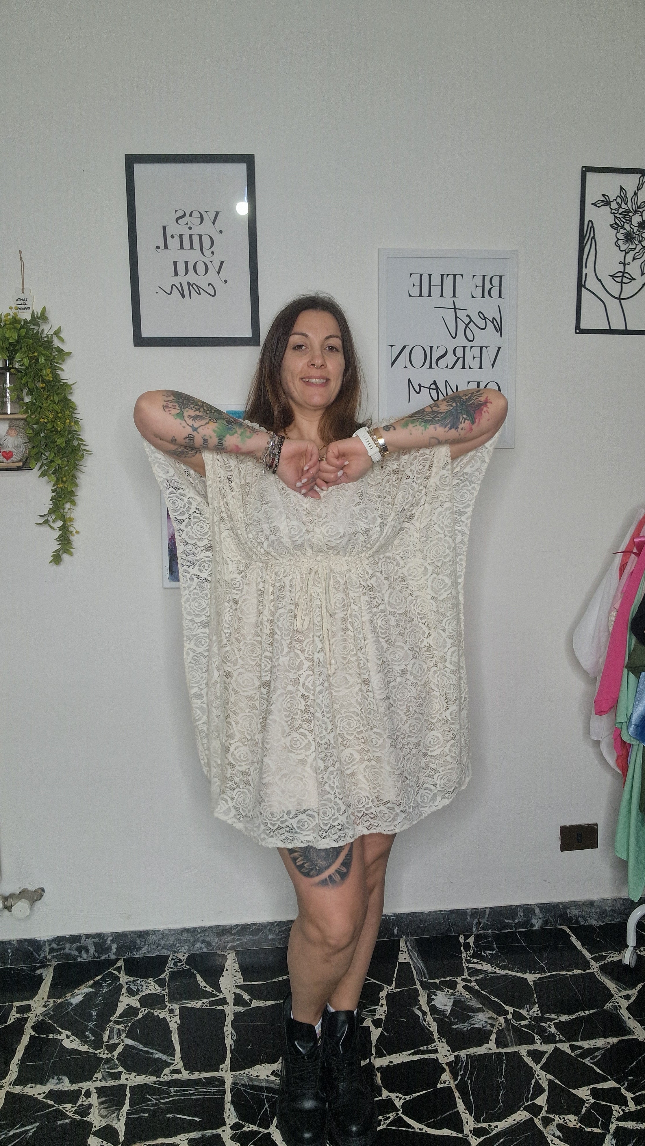 Casacca Curvy Pizzo Romance