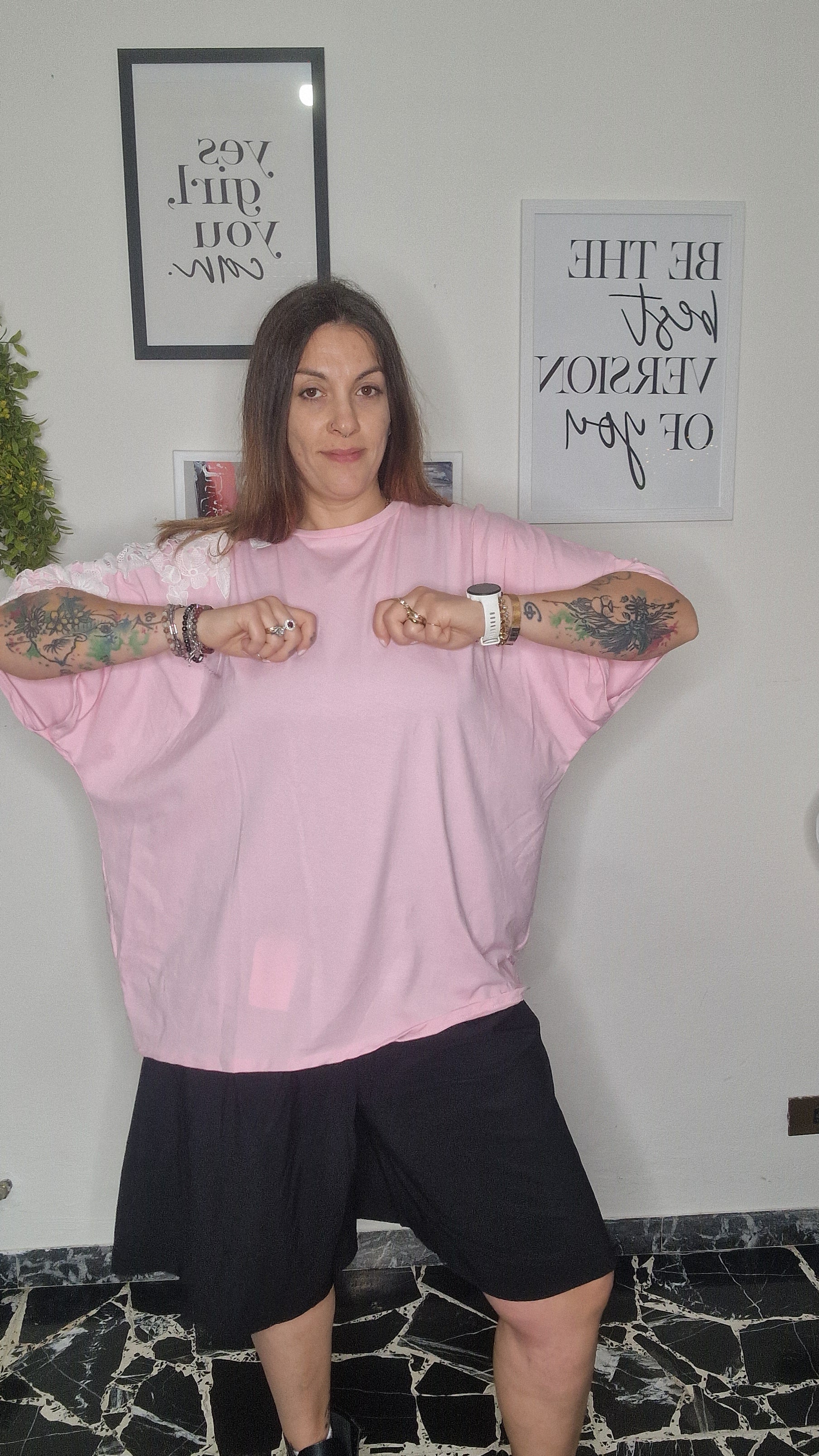 T-Shirt Curvy Ricamo Curvy