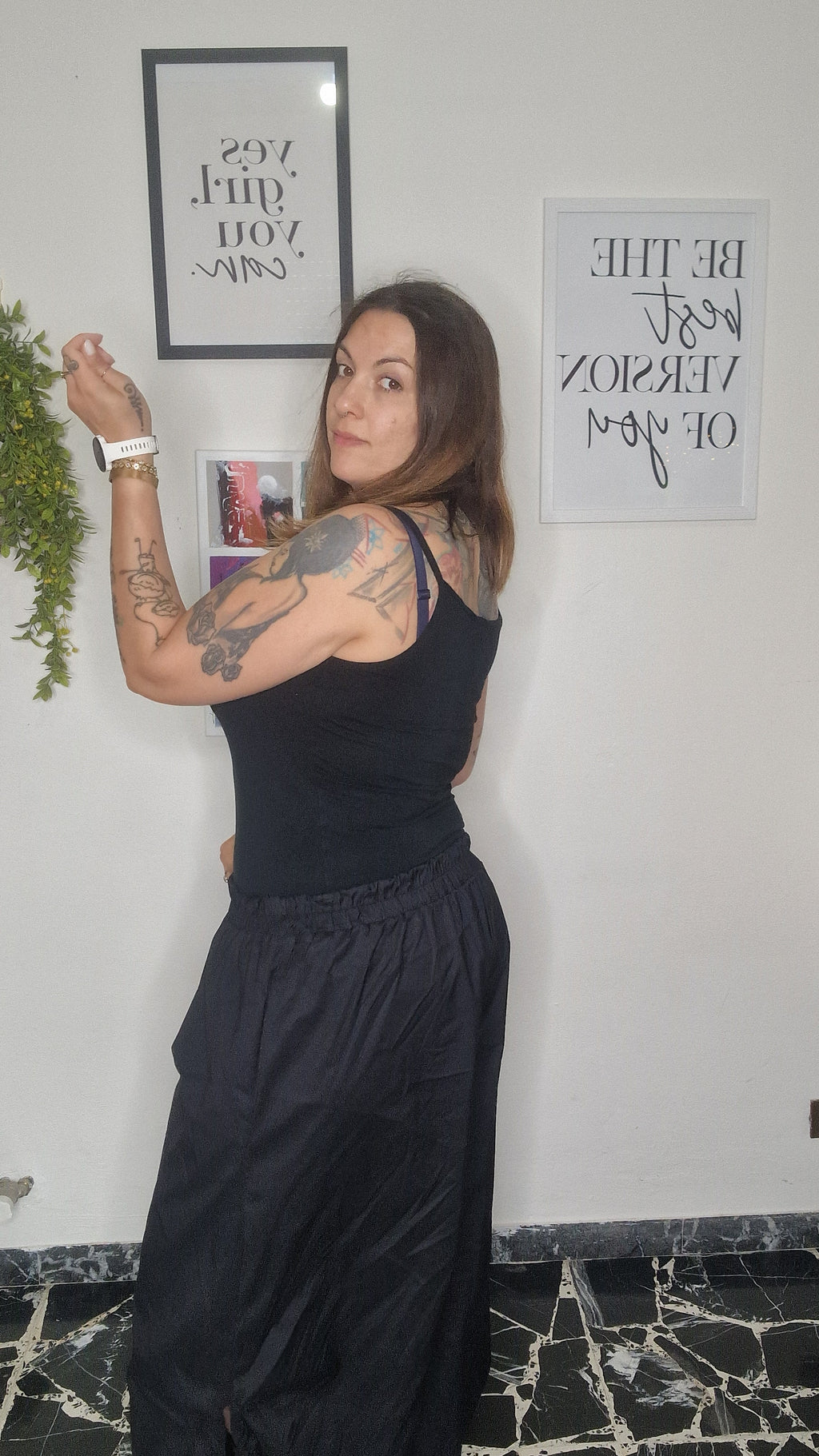 Pantalone laccio caviglia curvy