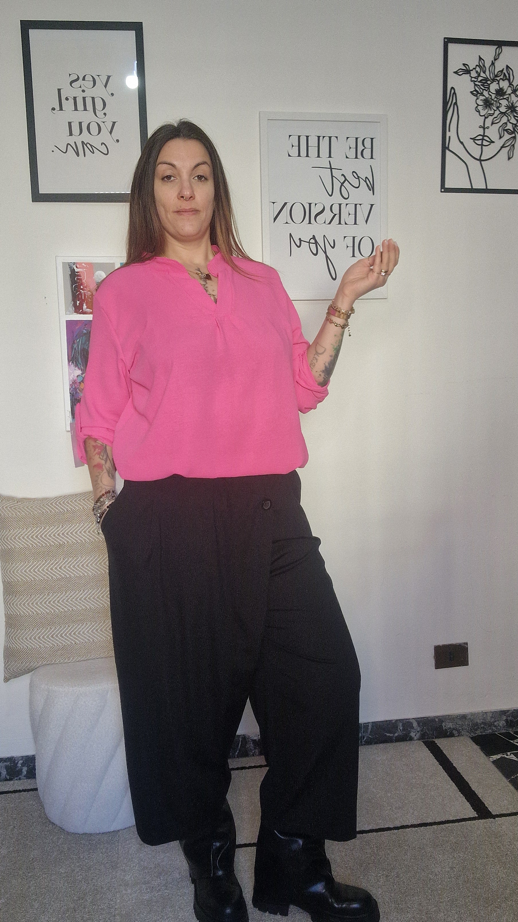 Camicia Lunga "Flowy & Versatile" – Eleganza Fluida