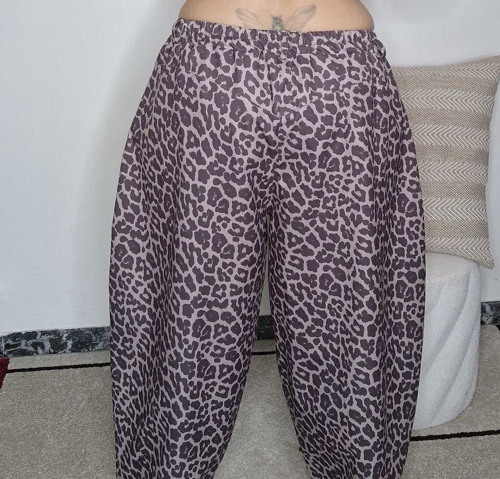 PANTALONE BALLOON LEOPARDATO Curvy