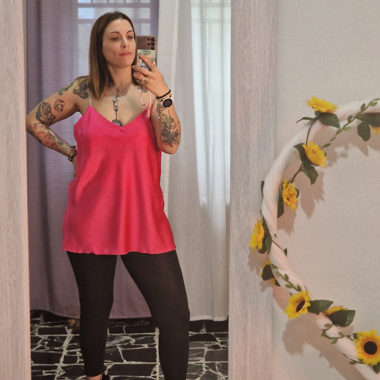 Canottiera Elly fucsia