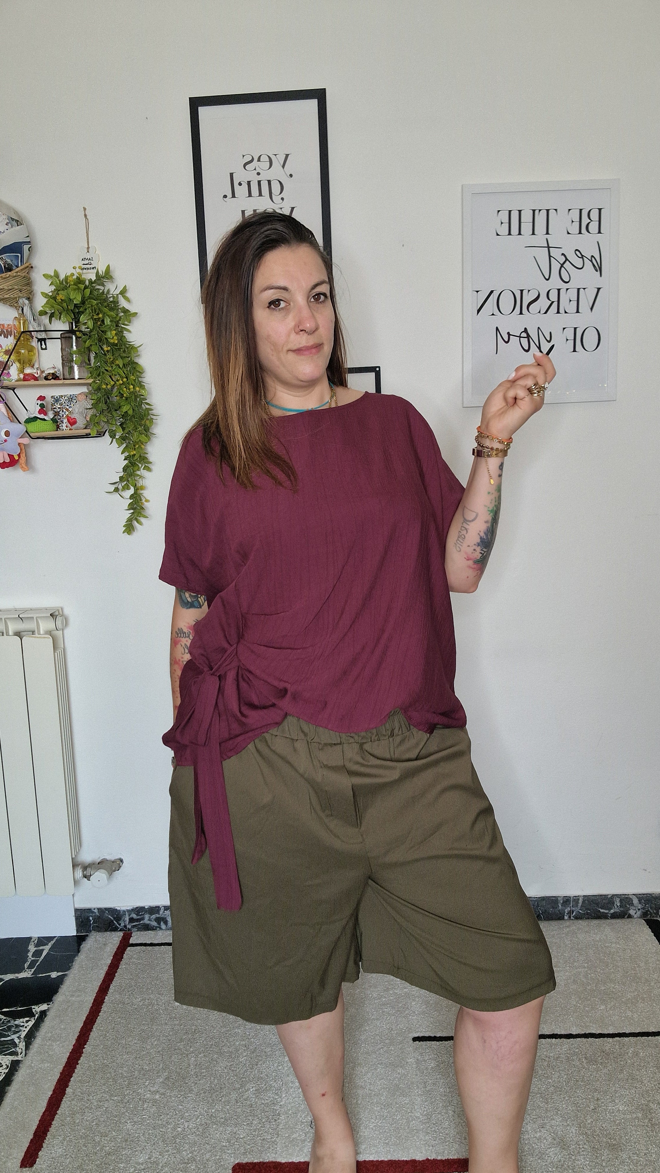 Blusa nodo curvy