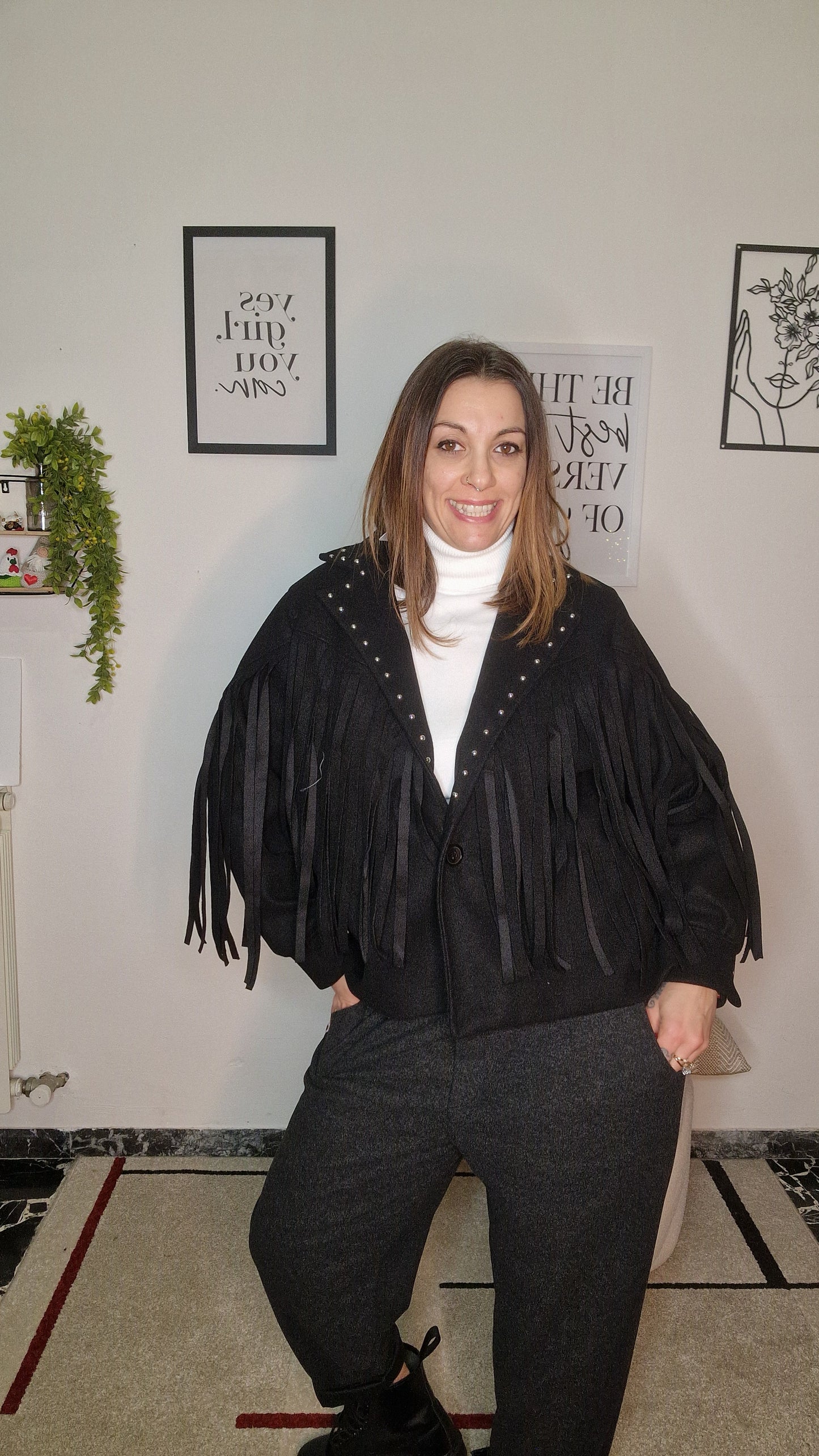 Giacca Dalia – Urban Fringe & Studs