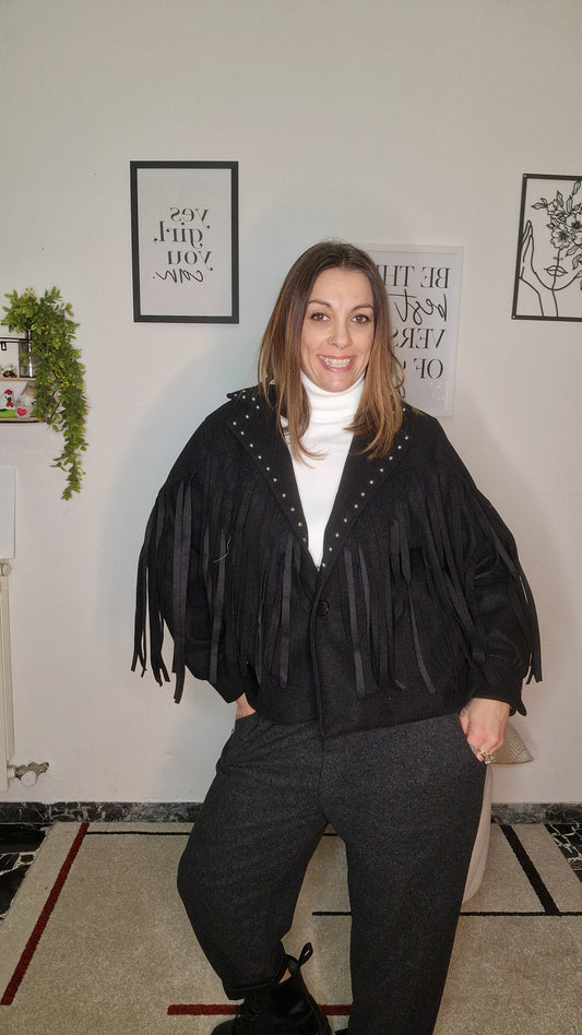 Giacca Dalia – Urban Fringe & Studs