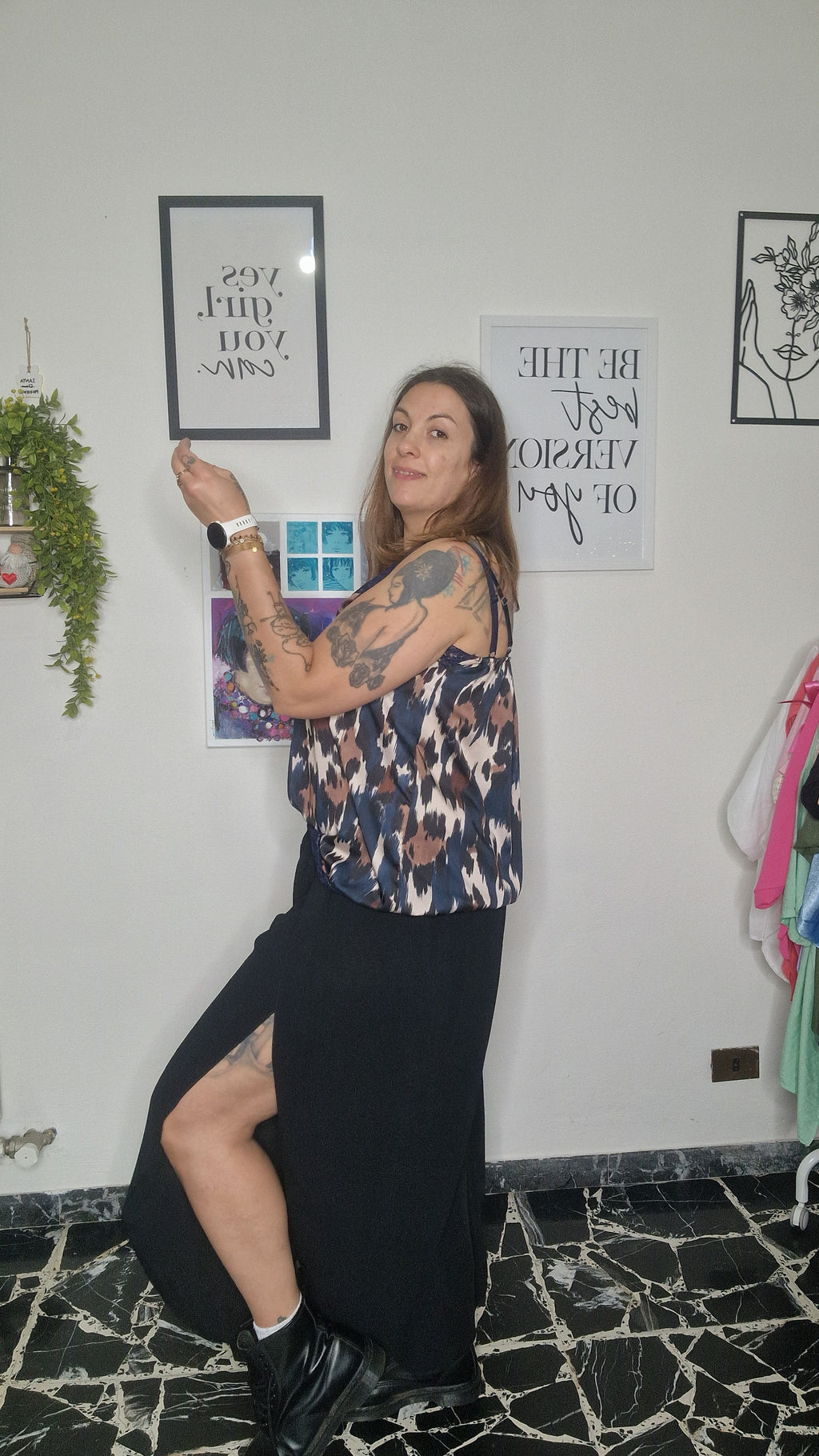 Pantalone Palazzo Spacchi Curvy