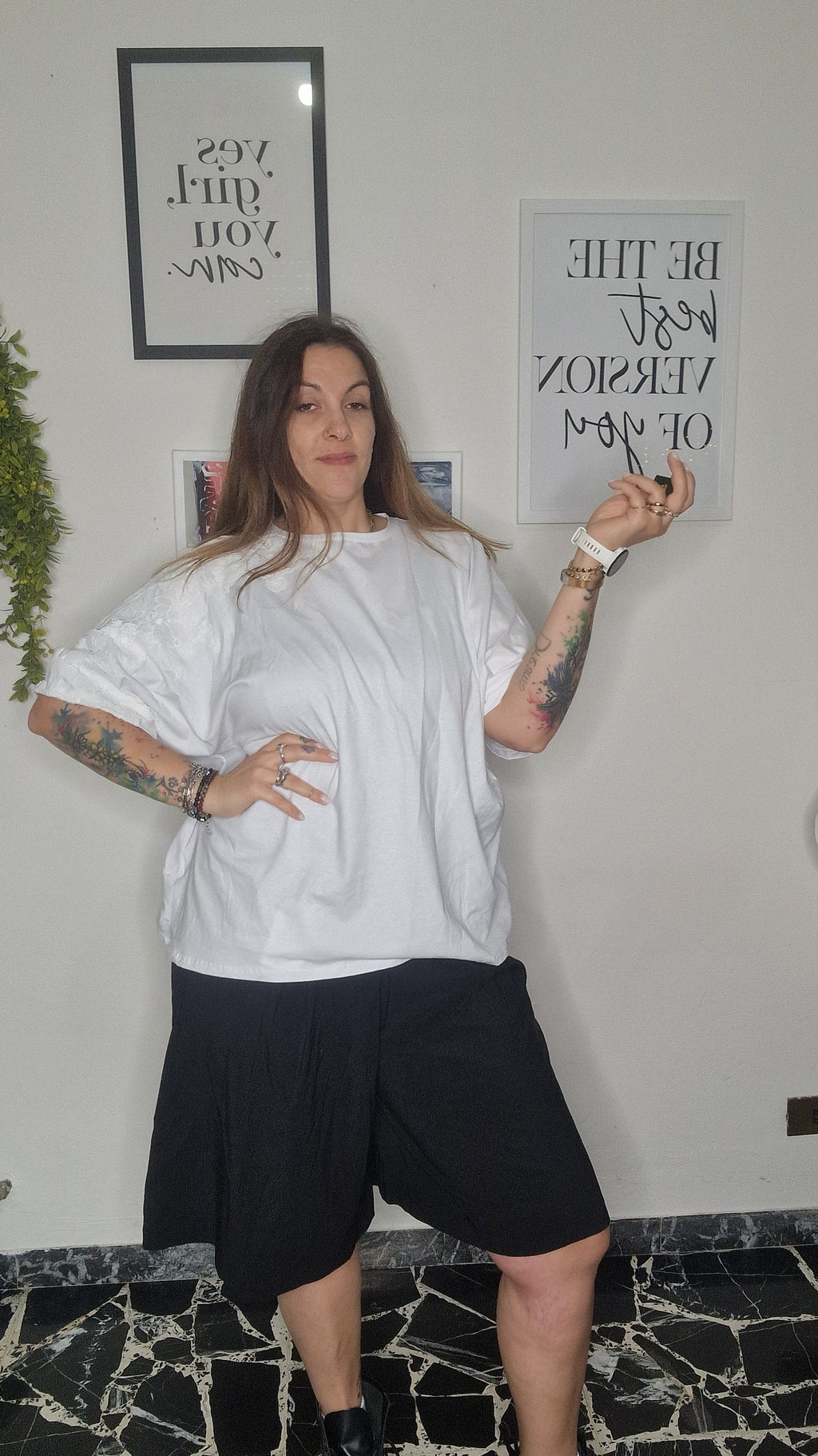 T-Shirt Curvy Ricamo Curvy