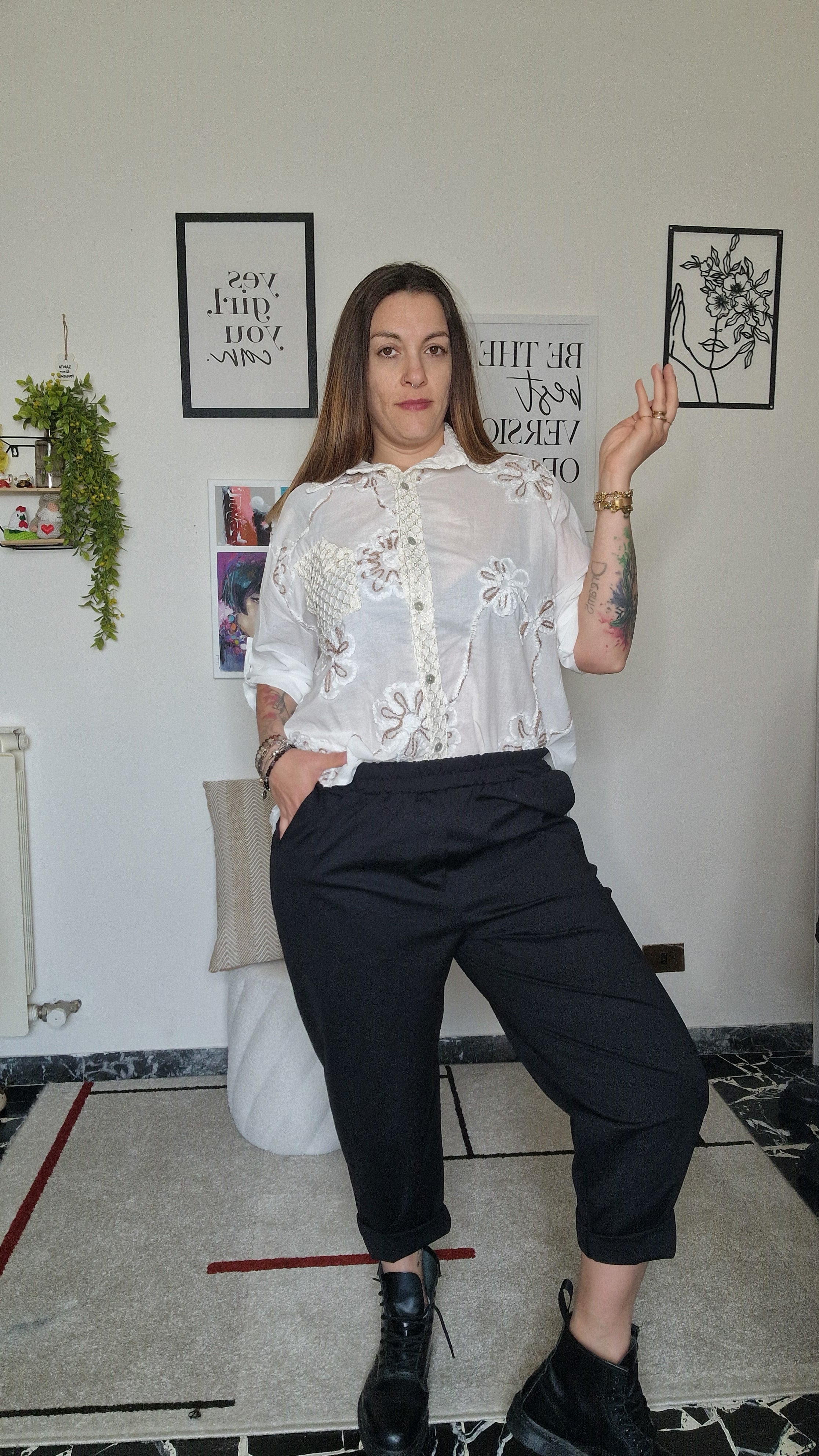 Camicia Ricamo – Eleganza facile