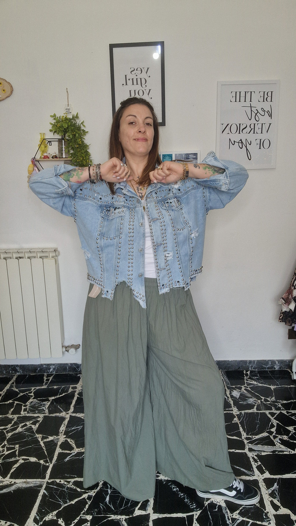 Pantalone Palazzo Estivo Curvy