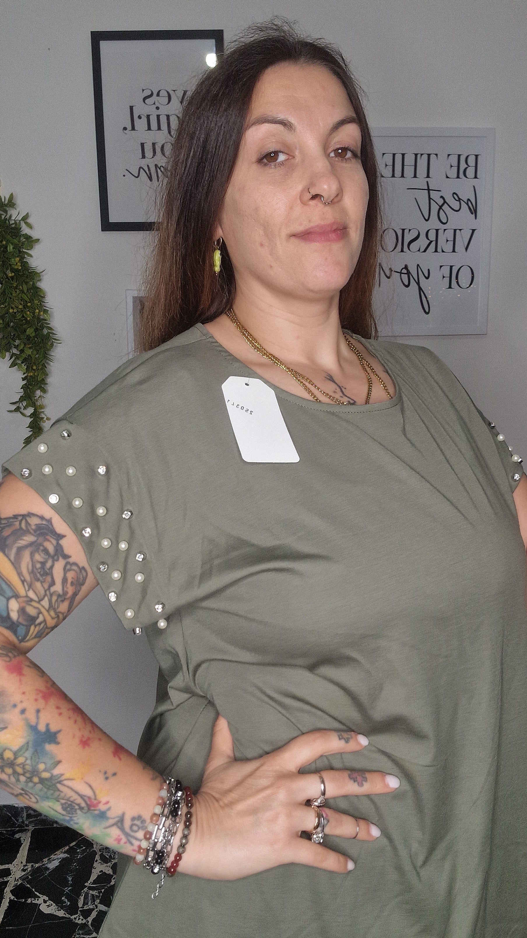T-shirt Curvy Strass  curvy