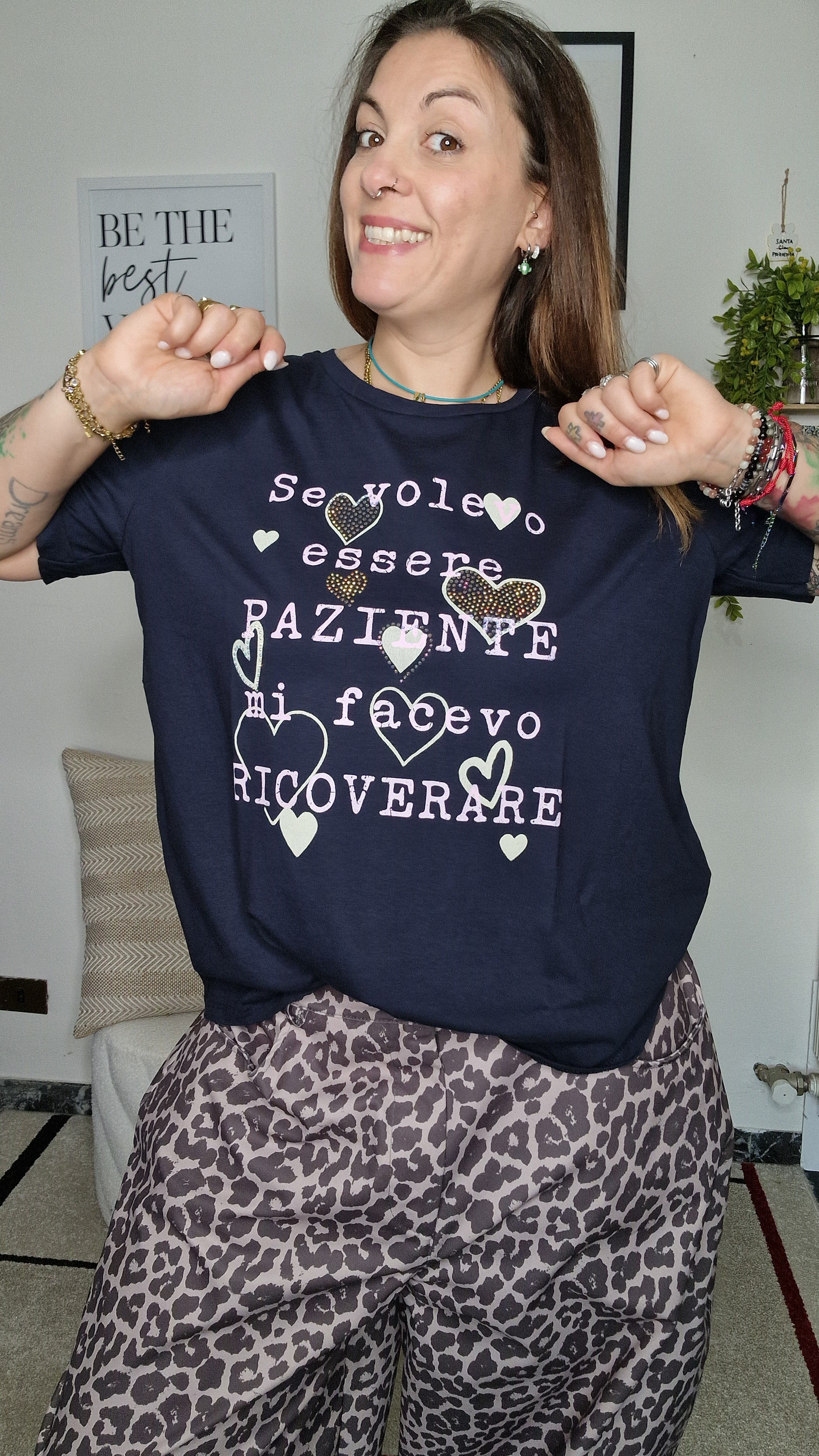 T-SHIRT MESSAGGIO MIX