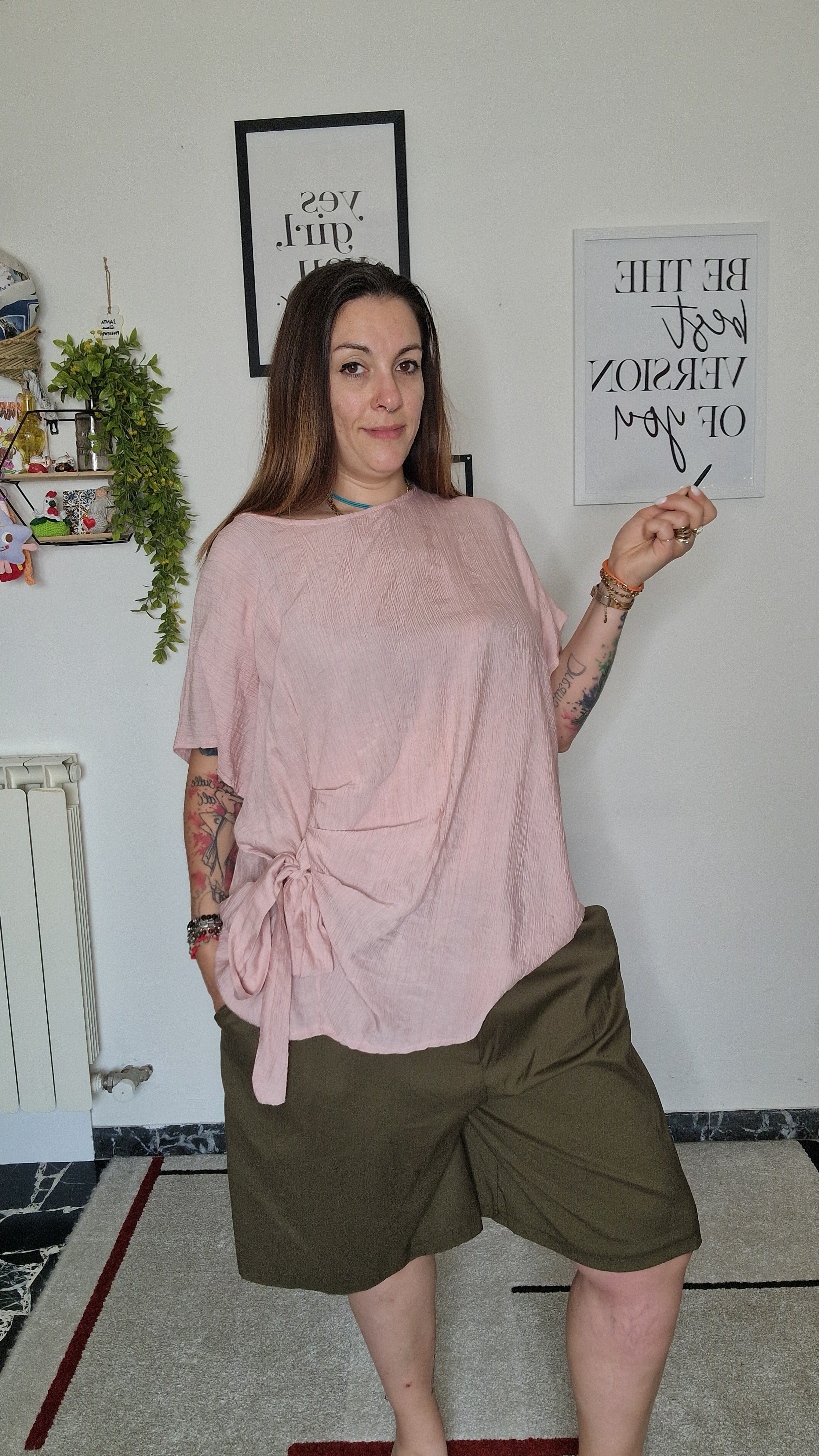 Blusa nodo curvy