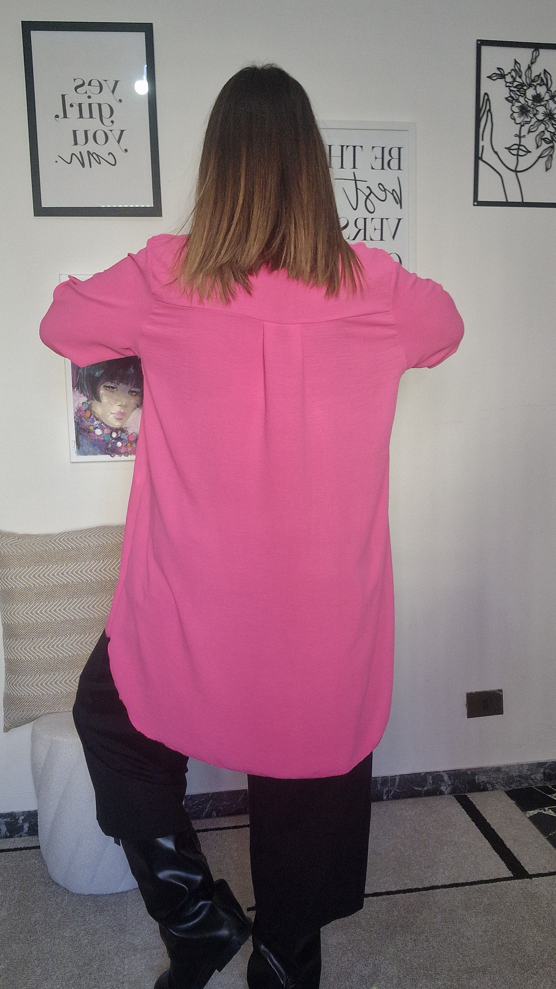 Camicia Lunga "Flowy & Versatile" – Eleganza Fluida